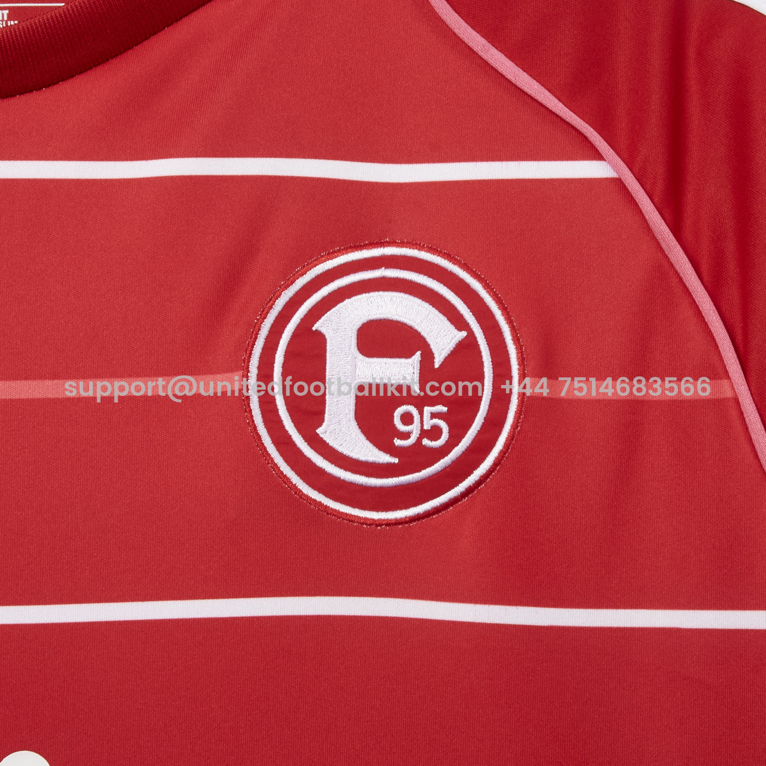 Unitedfootballkit.com | Fortuna Düsseldorf 25-26 Home Jersey - Fans Version -Customize Name, Number and Patch | Worldwide Shipping