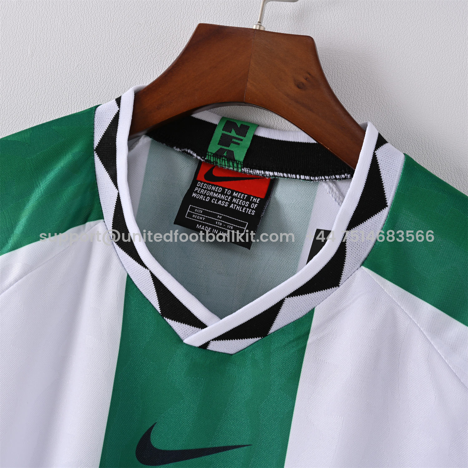 Unitedfootballkit.com | Retro Nigeria 1996 Away Jersey -Customize Name, Number and Patch | Worldwide Shipping