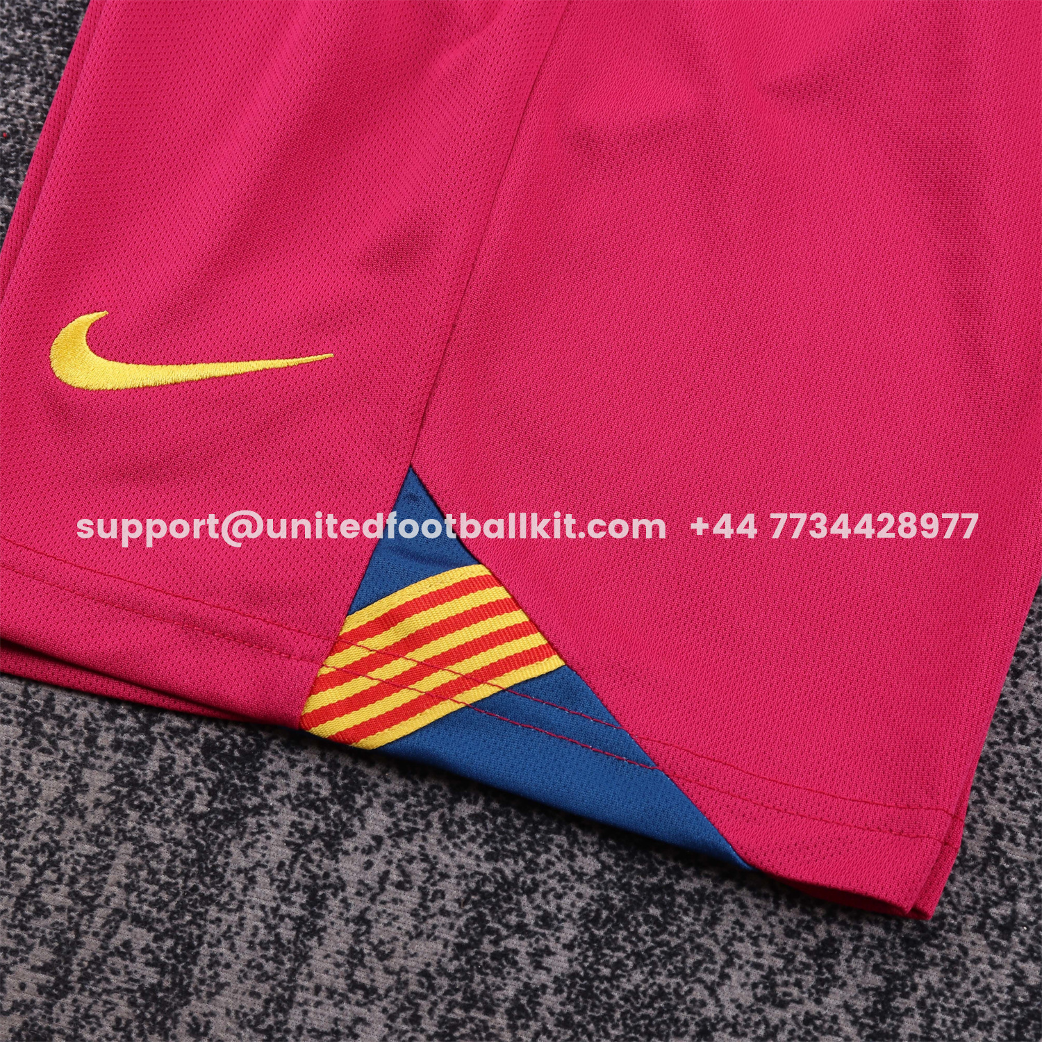 Unitedfootballkit.com | Retro Barcelona 2005-06 Home Long Sleeve Kids Kit -Customize Name, Number and Patch | Worldwide Shipping