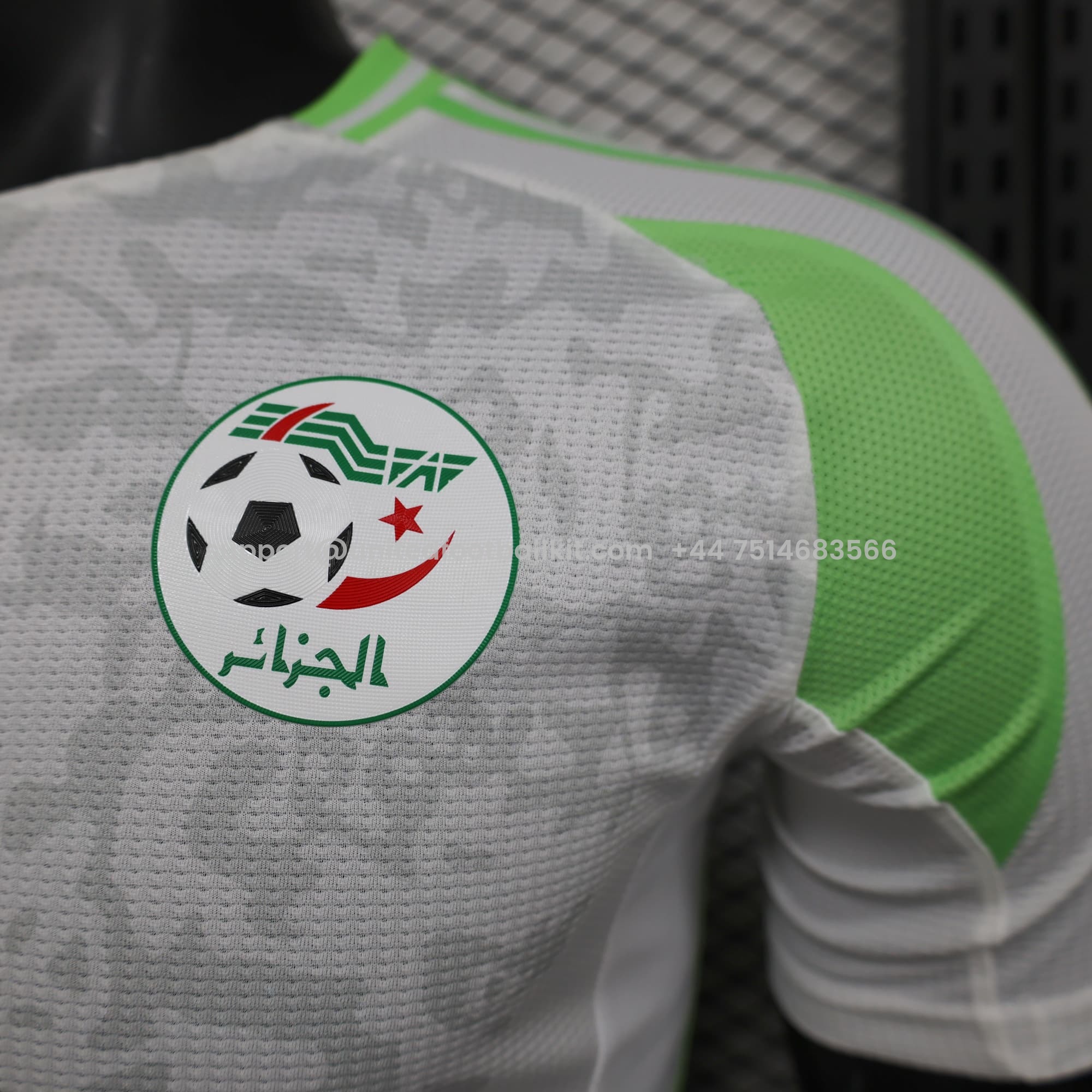 Unitedfootballkit.com | Algeria 2024 Home Stadium Jersey - Player Version -Customize Name, Number and Patch | Worldwide Shipping
