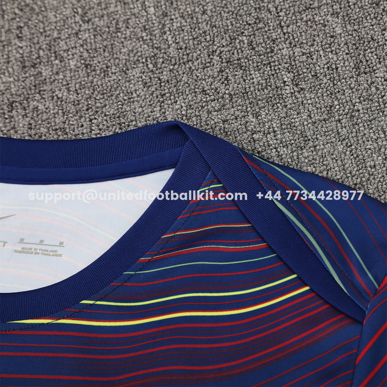 Unitedfootballkit.com | Barcelona 25-26 Short-Sleeve Training Set - Colors Top & Dark Blue Pants -Customize Name, Number and Patch | Worldwide Shipping