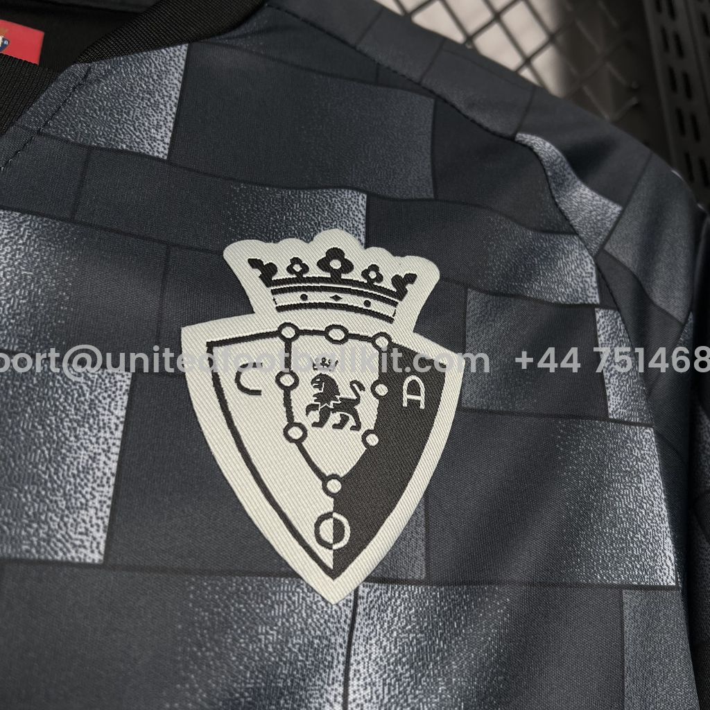 Unitedfootballkit.com | Osasuna 24-25 Third Jersey - Fans Version -Customize Name, Number and Patch | Worldwide Shipping