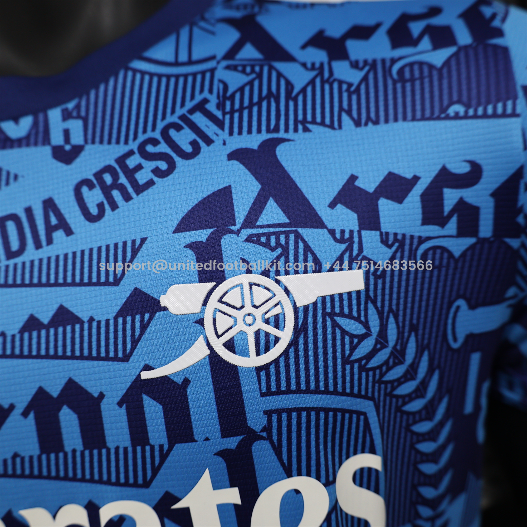 Unitedfootballkit.com | Arsenal 24-25 Blue 1986 Special Edition Jersey - Player Version -Customize Name, Number and Patch | Worldwide Shipping