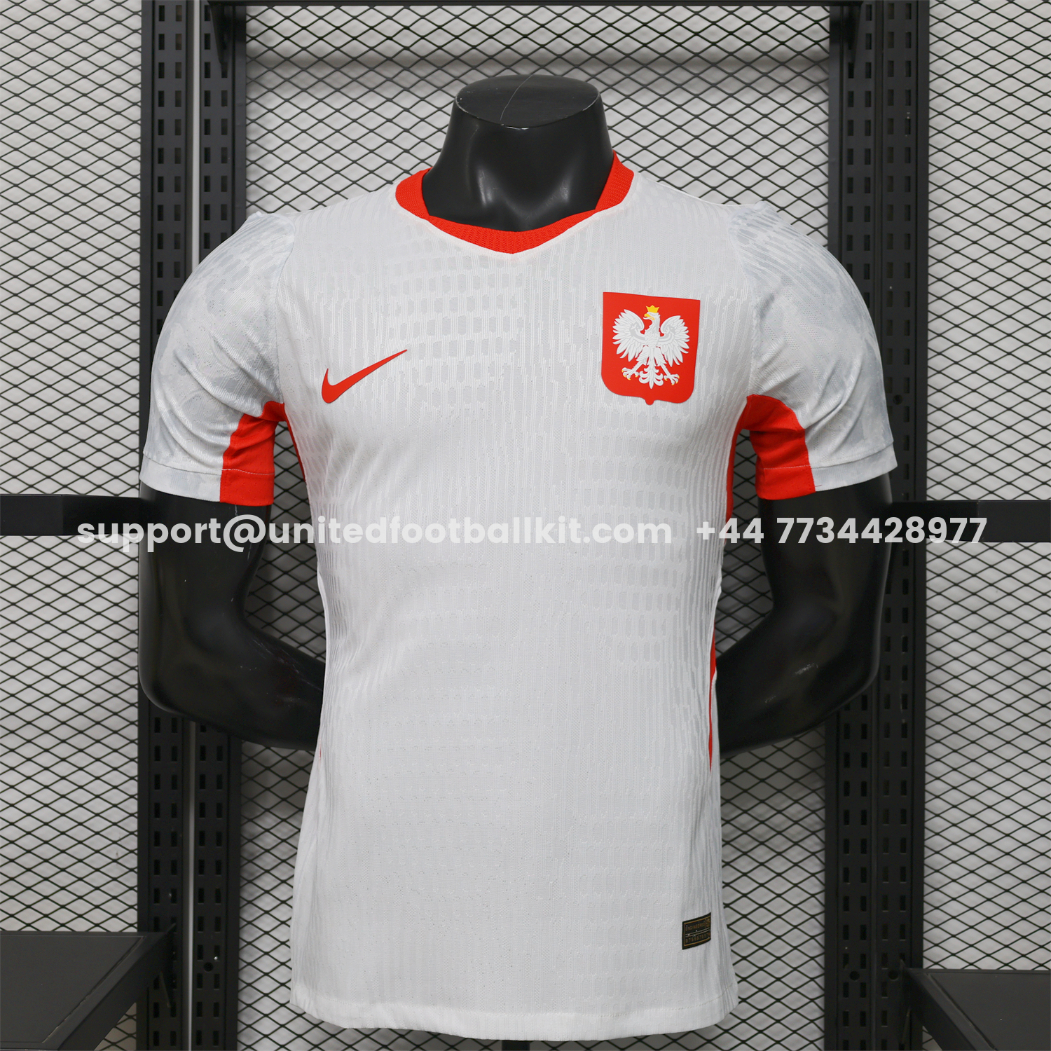 Unitedfootballkit.com | Poland 2026 Home Jersey - Player Version -Customize Name, Number and Patch | Worldwide Shipping