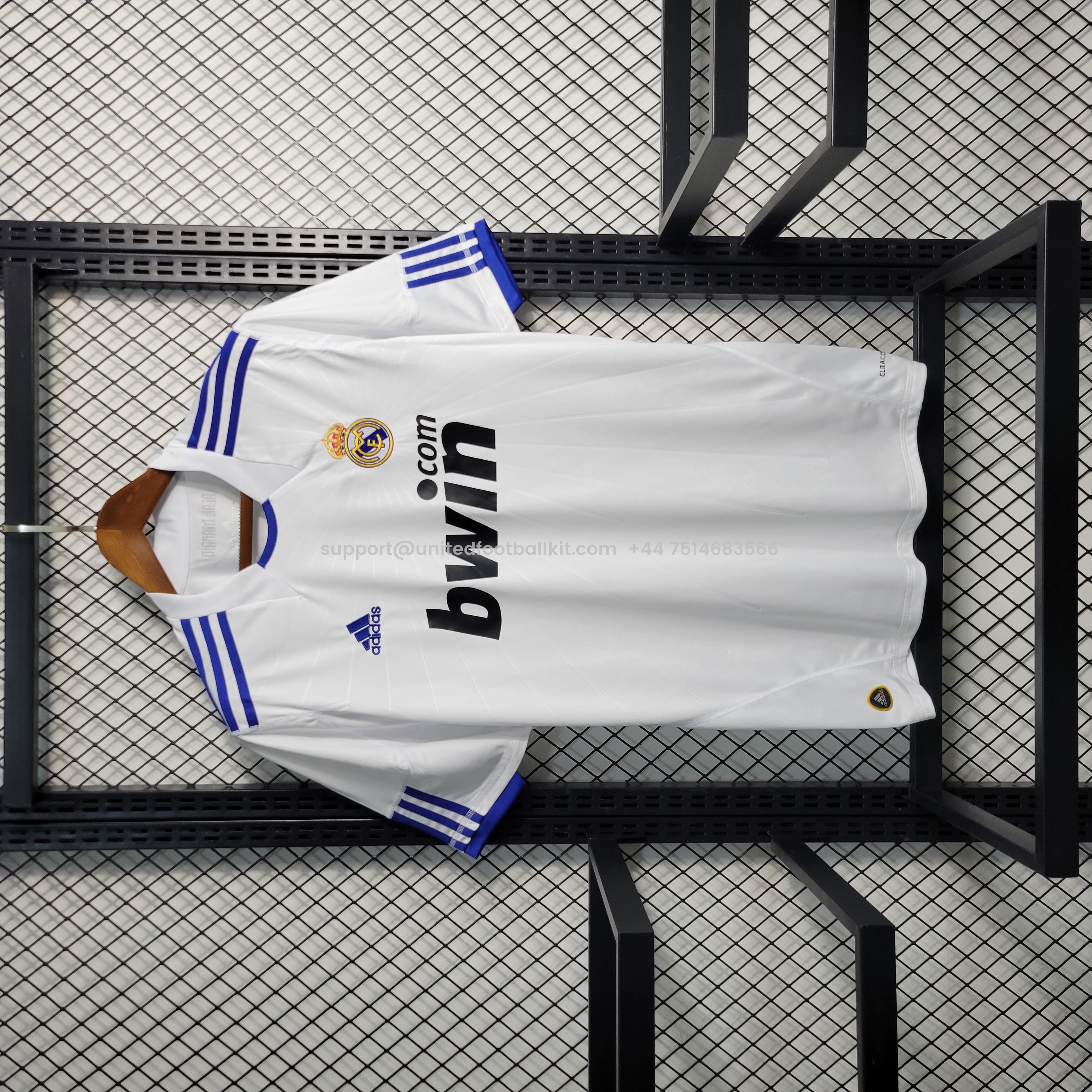 Unitedfootballkit.com | Retro Real Madrid 10-11 Home Stadium Jersey -Customize Name, Number and Patch | Worldwide Shipping