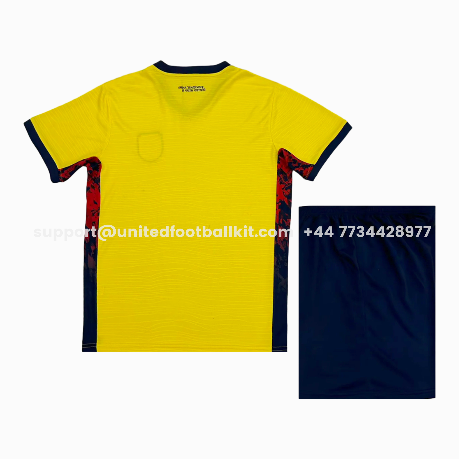 Unitedfootballkit.com | Ecuador 2026 Home Kids Kit -Customize Name, Number and Patch | Worldwide Shipping