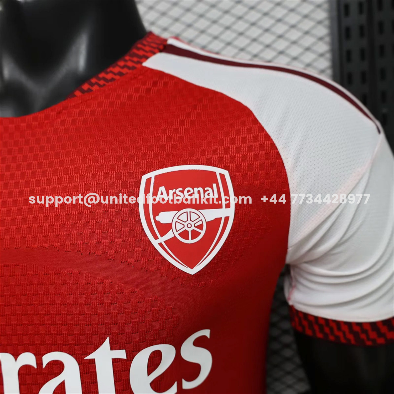Unitedfootballkit.com | Arsenal 26-27 Home Jersey - Player Version -Customize Name, Number and Patch | Worldwide Shipping