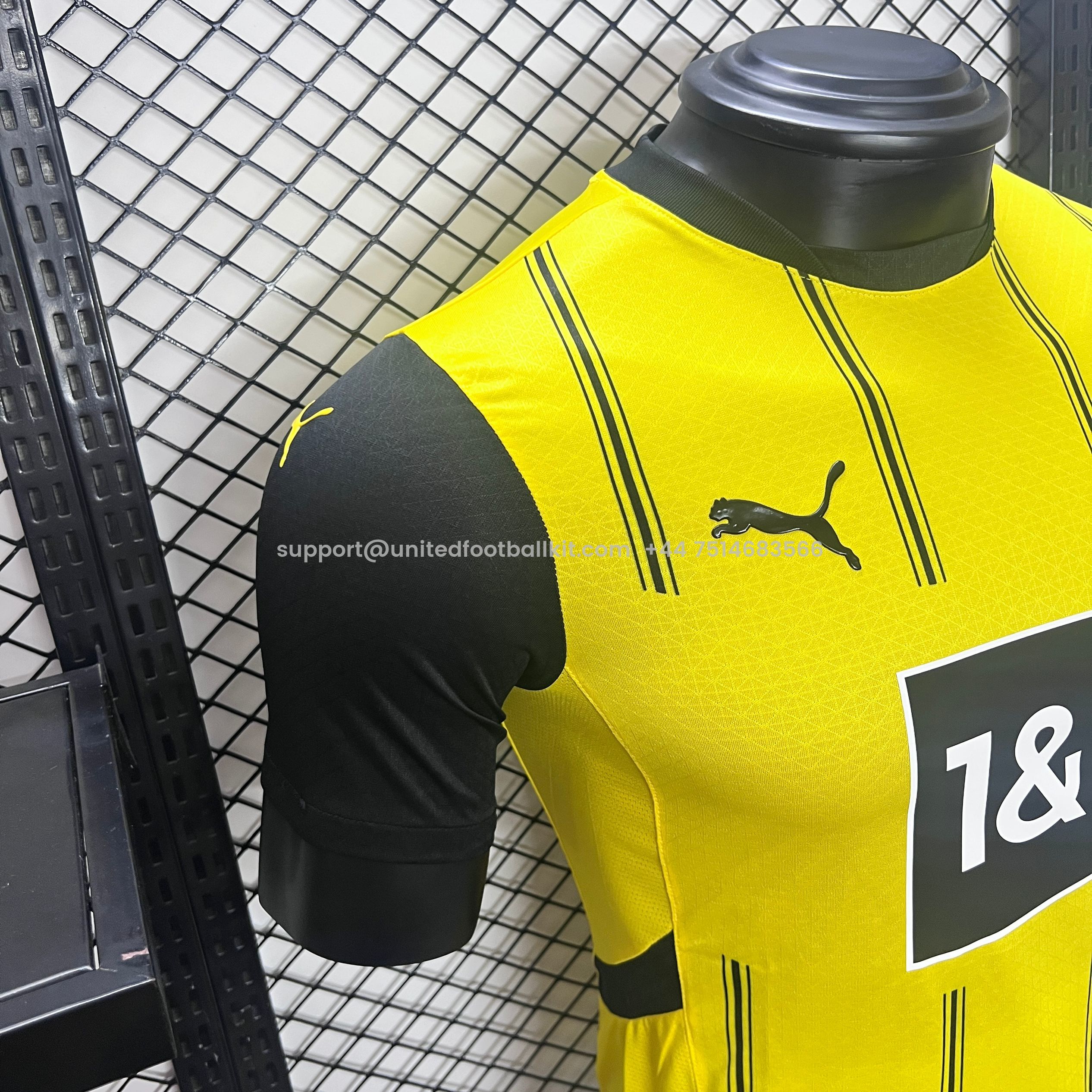 Unitedfootballkit.com | Dortmund 24-25 Home Stadium Jersey - Player Version -Customize Name, Number and Patch | Worldwide Shipping