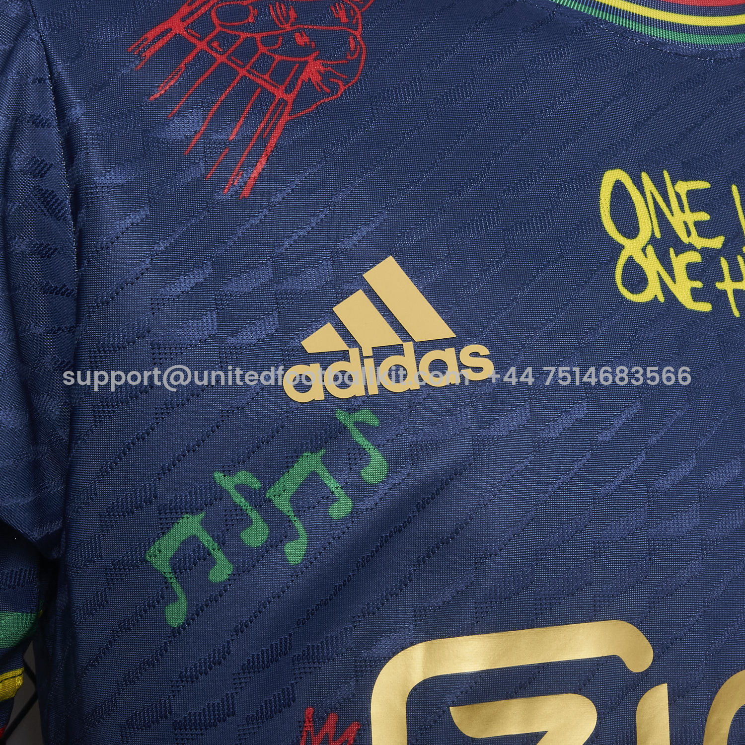 Unitedfootballkit.com | Ajax x B-O-B Marly 2025-26 40th Blue Special Edition Jersey - Player Version -Customize Name, Number and Patch | Worldwide Shipping