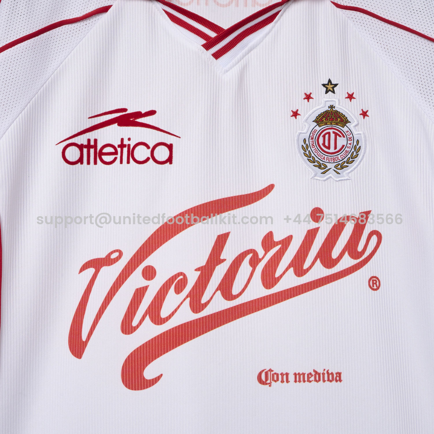 Unitedfootballkit.com | Retro Toluca 1999-00 Away Jersey -Customize Name, Number and Patch | Worldwide Shipping