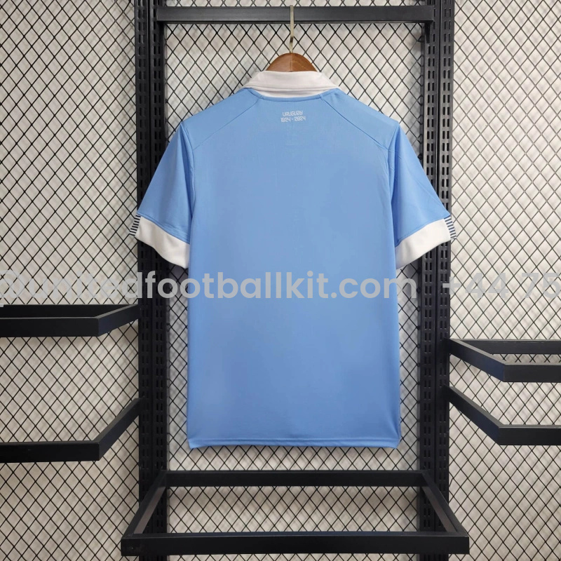 Unitedfootballkit.com | Uruguay 2024 Home Stadium Jersey - Fans Version -Customize Name, Number and Patch | Worldwide Shipping
