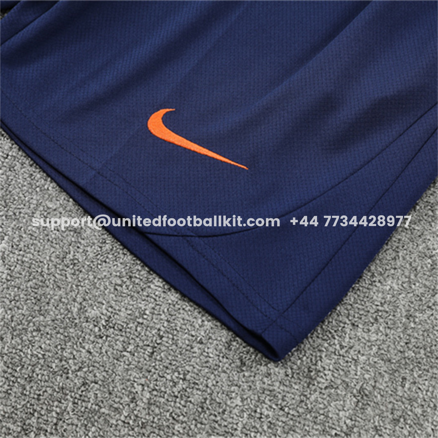 Unitedfootballkit.com | Barcelona 25-26 Short-Sleeve Training Set - Red Blue Line Top & Blue Shorts -Customize Name, Number and Patch | Worldwide Shipping