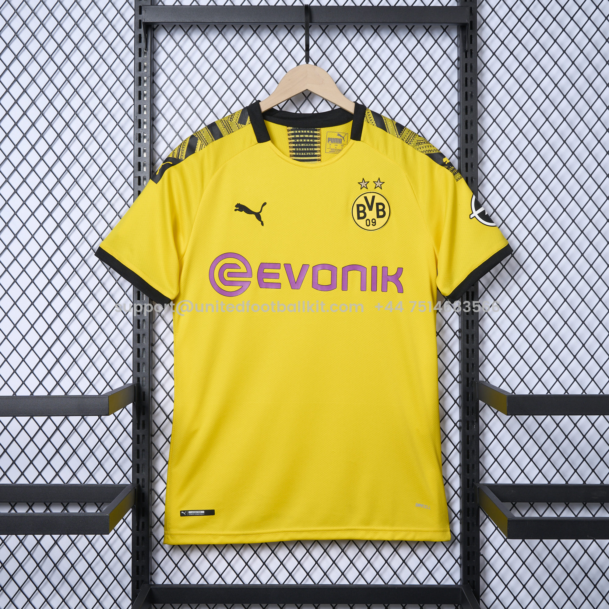 Unitedfootballkit.com | Retro Dortmund 2019-20 Home Stadium Jersey -Customize Name, Number and Patch | Worldwide Shipping