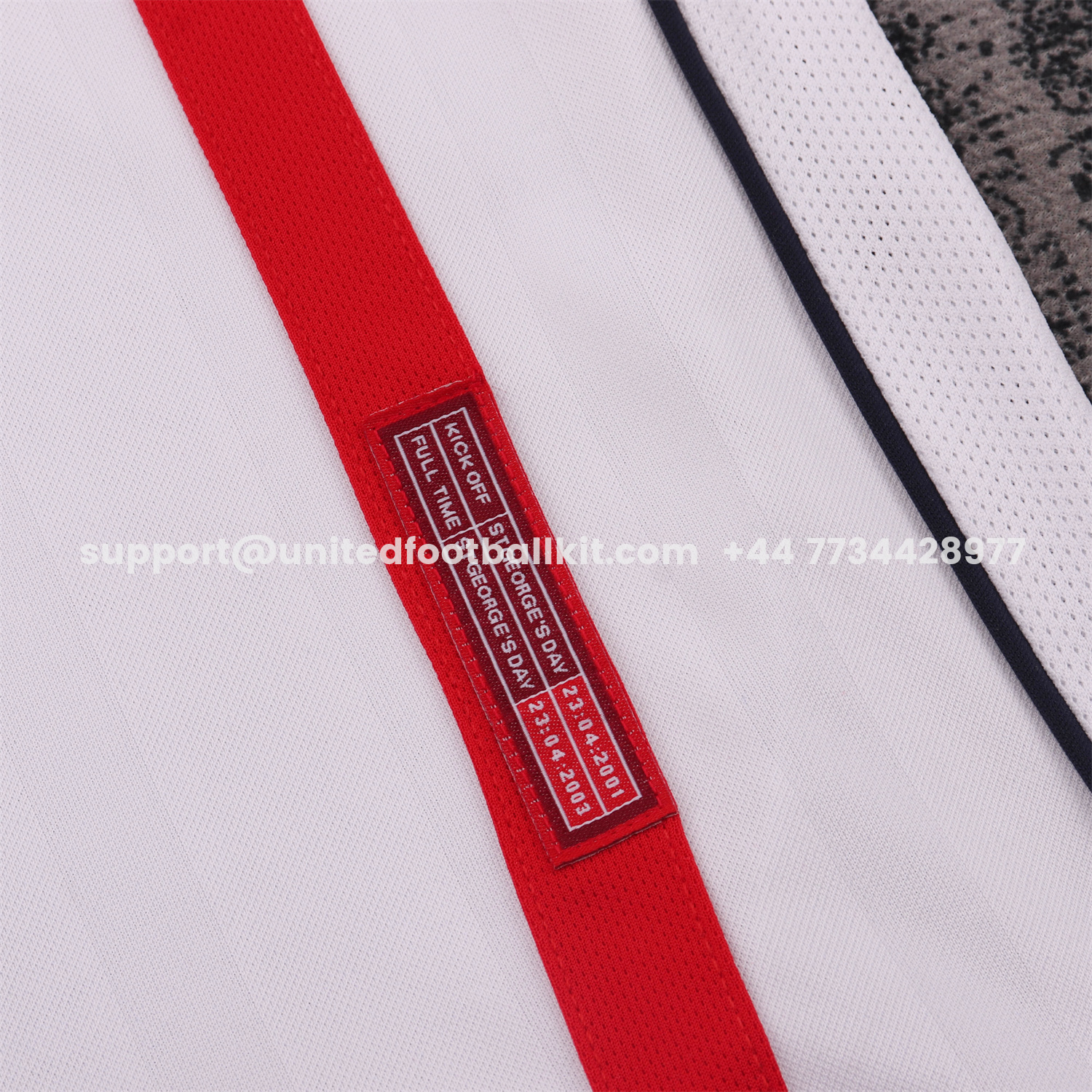 Unitedfootballkit.com | Retro England 2002 Home Kids Kit -Customize Name, Number and Patch | Worldwide Shipping