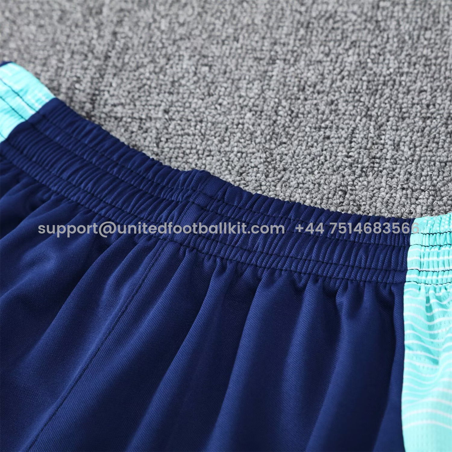 Unitedfootballkit.com | Flamengo 25-26 Vest Training Set - Royal Blue With Royal Blue -Customize Name, Number and Patch | Worldwide Shipping