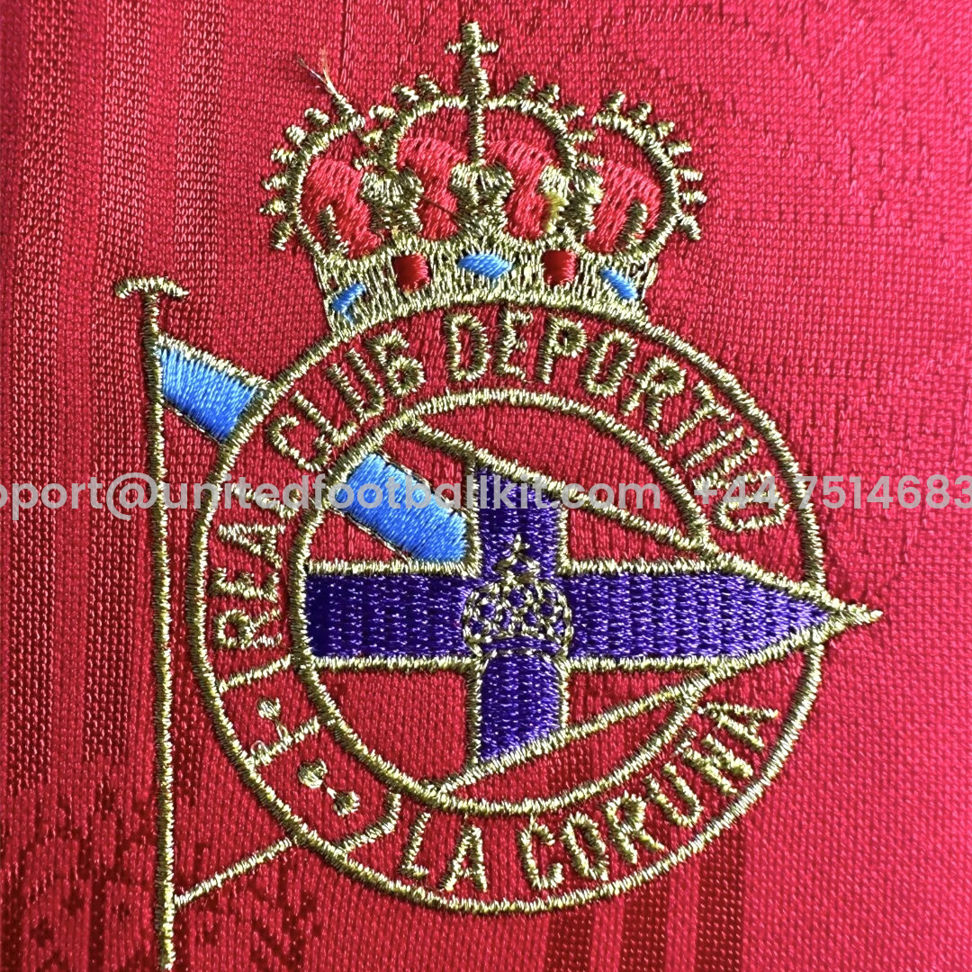Unitedfootballkit.com | Retro Deportivo de La Coruña 1997-98 Away Jersey -Customize Name, Number and Patch | Worldwide Shipping