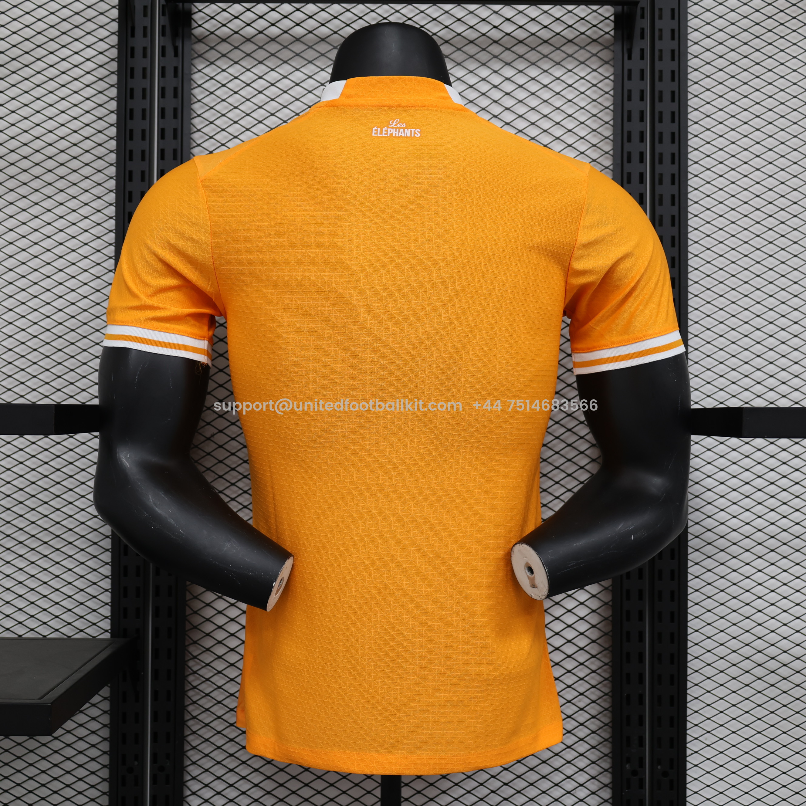 Unitedfootballkit.com | Cote d'Ivoire 22-23 Home Stadium Jersey - Player Version -Customize Name, Number and Patch | Worldwide Shipping