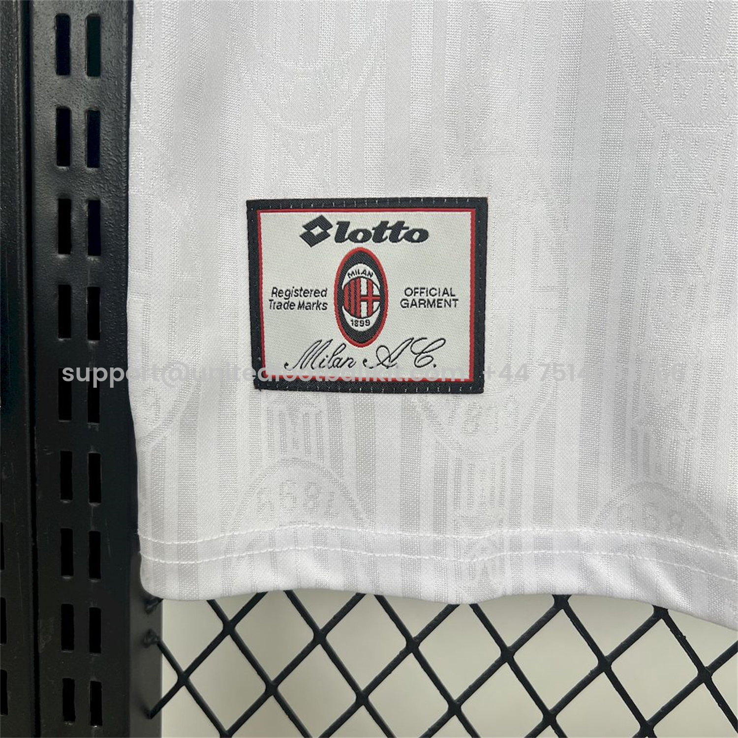 Unitedfootballkit.com | Retro AC Milan 1997-98 White Special Jersey -Customize Name, Number and Patch | Worldwide Shipping