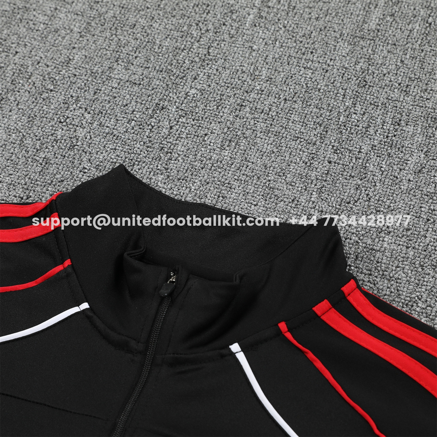 Unitedfootballkit.com | Liver.pool 25-26 Long Sleeve Training Set - Black Top & Pants -Customize Name, Number and Patch | Worldwide Shipping