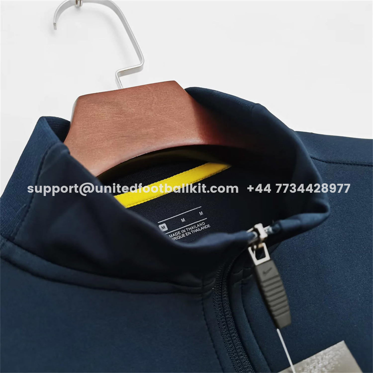 Unitedfootballkit.com | Retro Brazil 2022 Dark Blue Windbreaker -Customize Name, Number and Patch | Worldwide Shipping