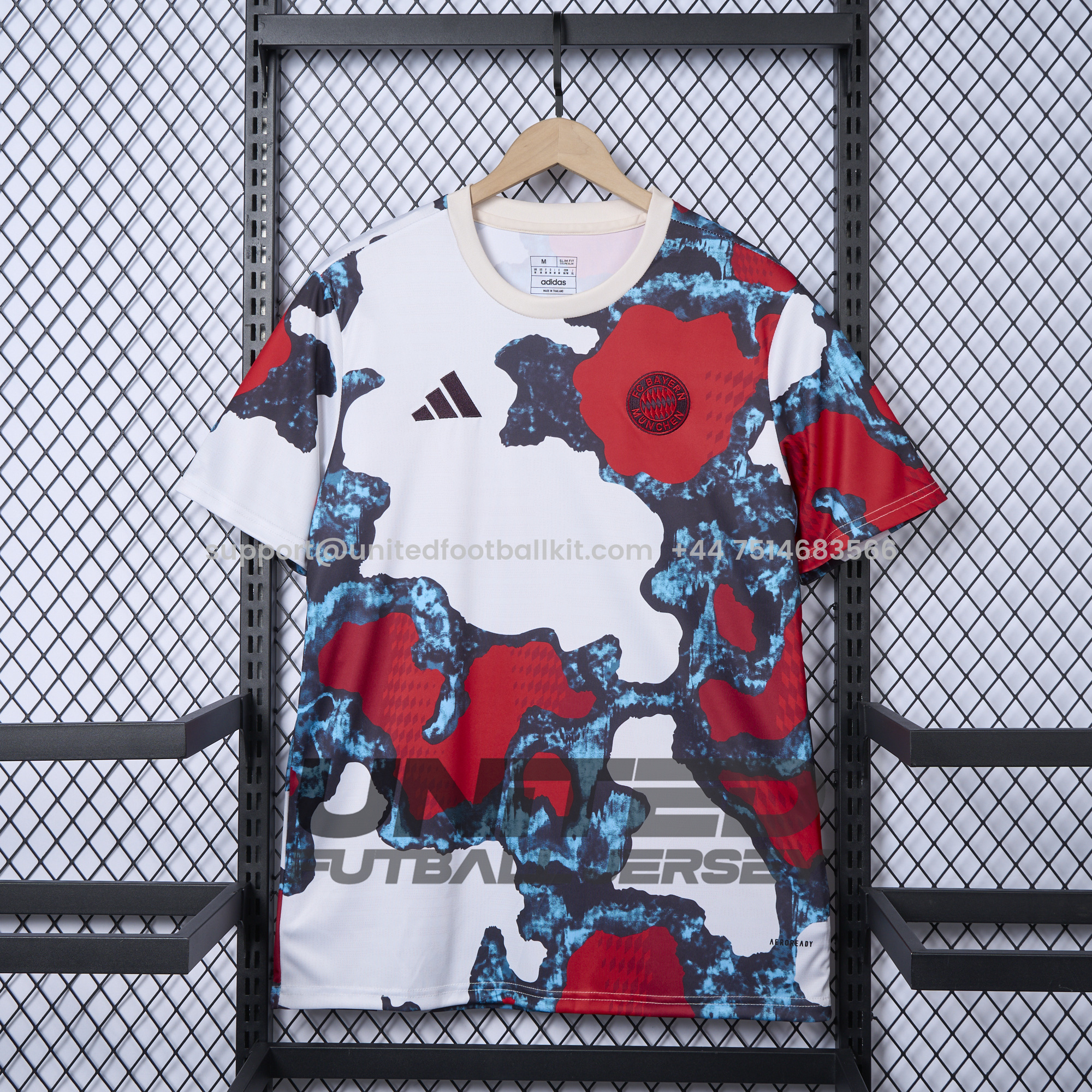 Unitedfootballkit.com | Bayern Munich 24-25 Pre-Match Home 2 Jersey - Fans Version -Customize Name, Number and Patch | Worldwide Shipping