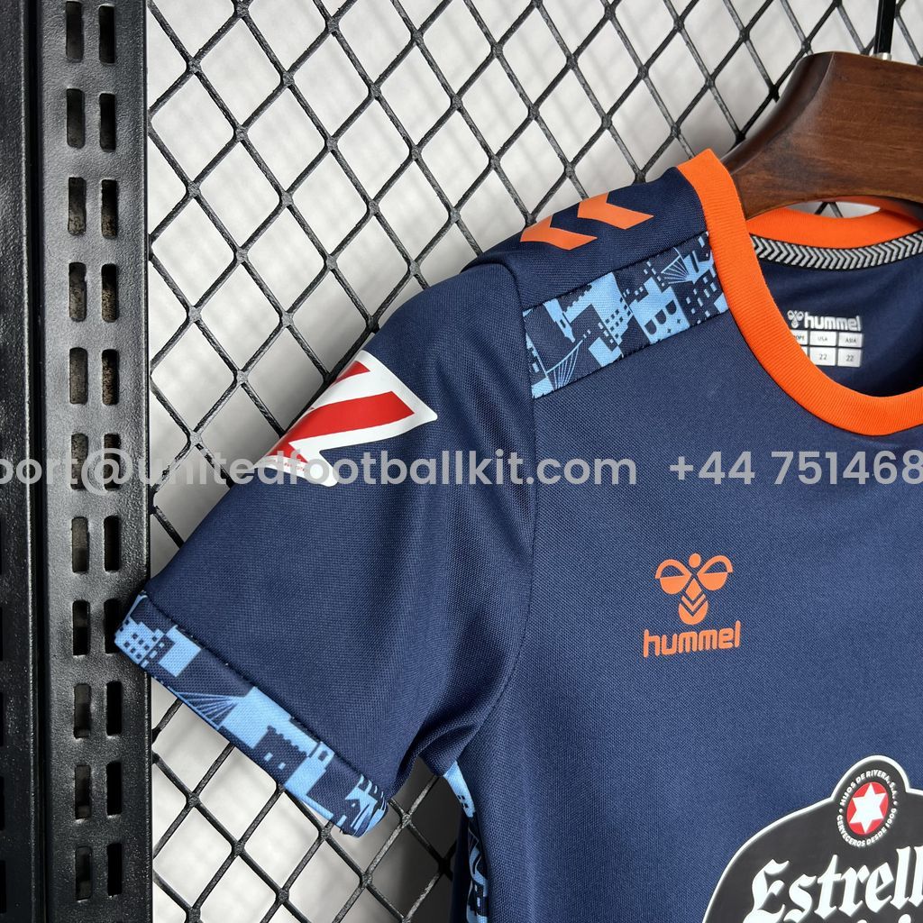 Unitedfootballkit.com | Celta Vigo 24-25 Away Kids Kit -Customize Name, Number and Patch | Worldwide Shipping
