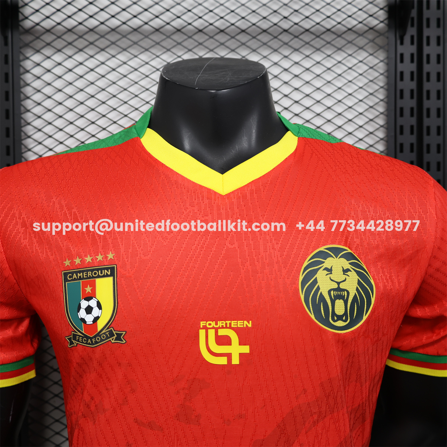 Unitedfootballkit.com | Cameroon 25-26 Away Jersey - Player Version -Customize Name, Number and Patch | Worldwide Shipping