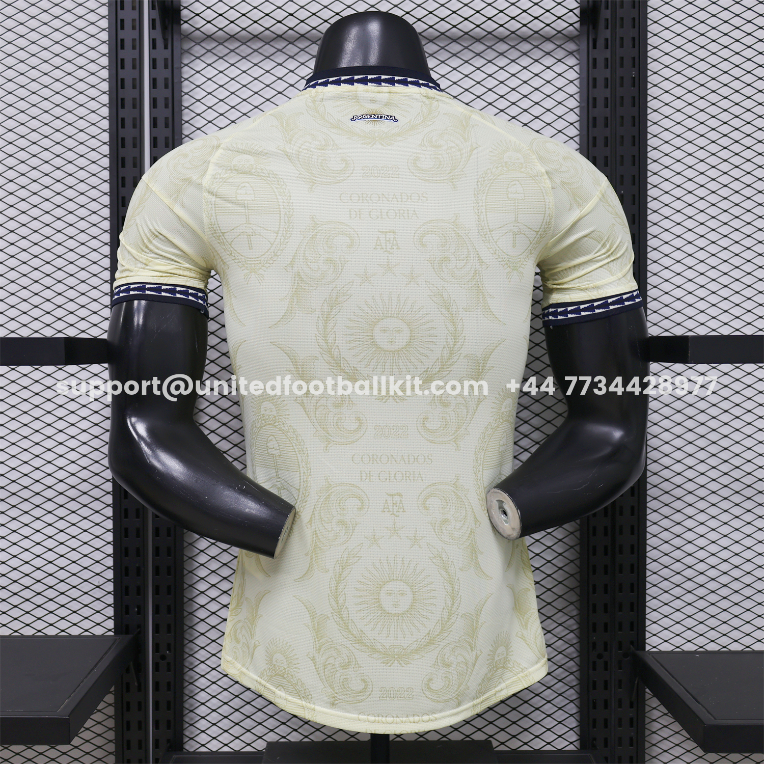 Unitedfootballkit.com | Argentina 2026 Sol de Mayo Yellow Special Jersey - Player Version -Customize Name, Number and Patch | Worldwide Shipping