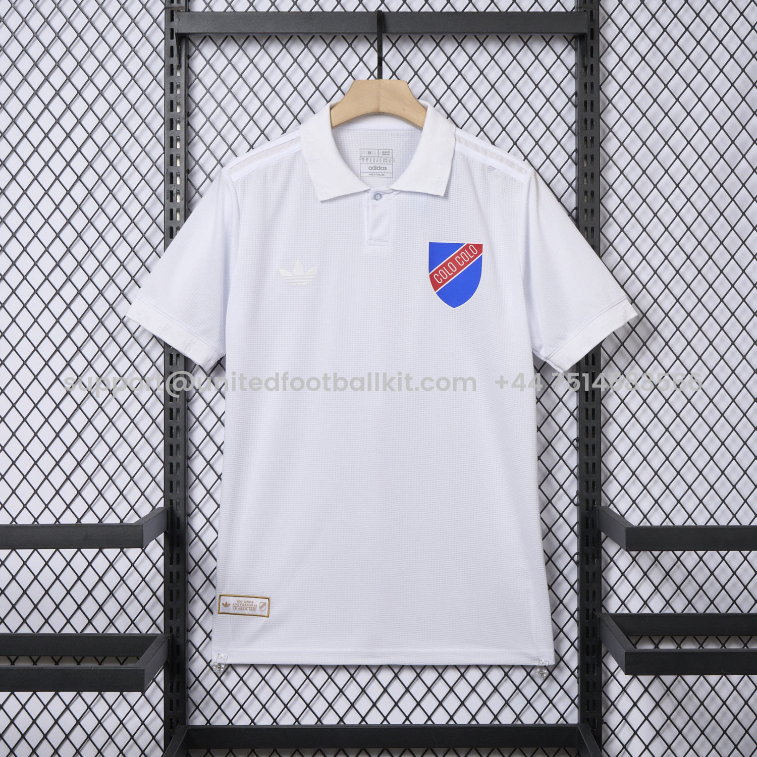 Unitedfootballkit.com | Colo Colo 2025 Centenary Special Edition Unsponsored Jersey - Fans Version -Customize Name, Number and Patch | Worldwide Shipping