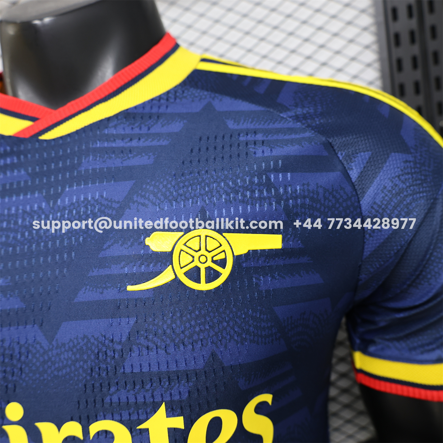 Unitedfootballkit.com | Arsenal 26-27 Away Jersey - Player Version -Customize Name, Number and Patch | Worldwide Shipping