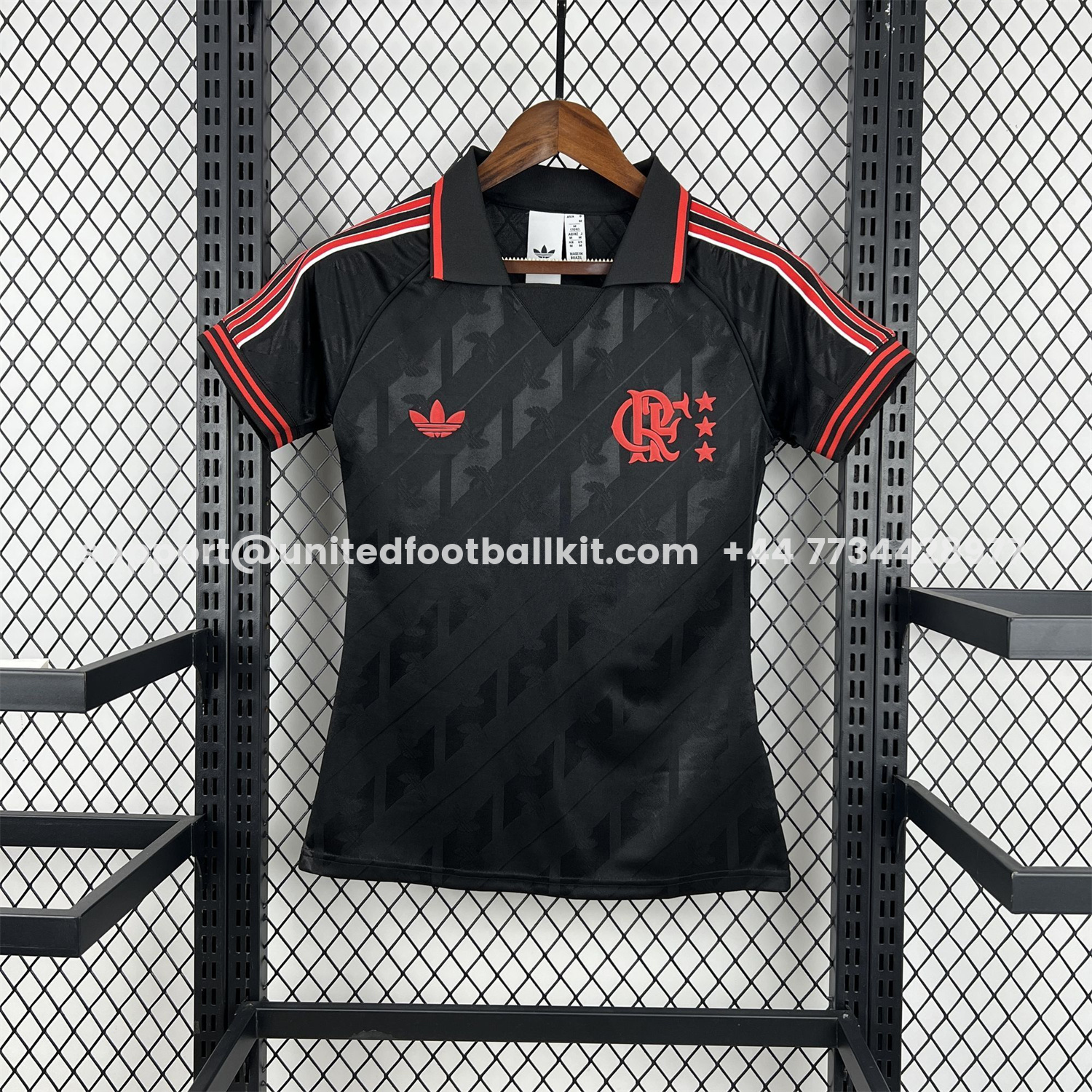 Unitedfootballkit.com | Women's Flamengo 25-26 LFSTLR Black Special Jersey -Customize Name, Number and Patch | Worldwide Shipping