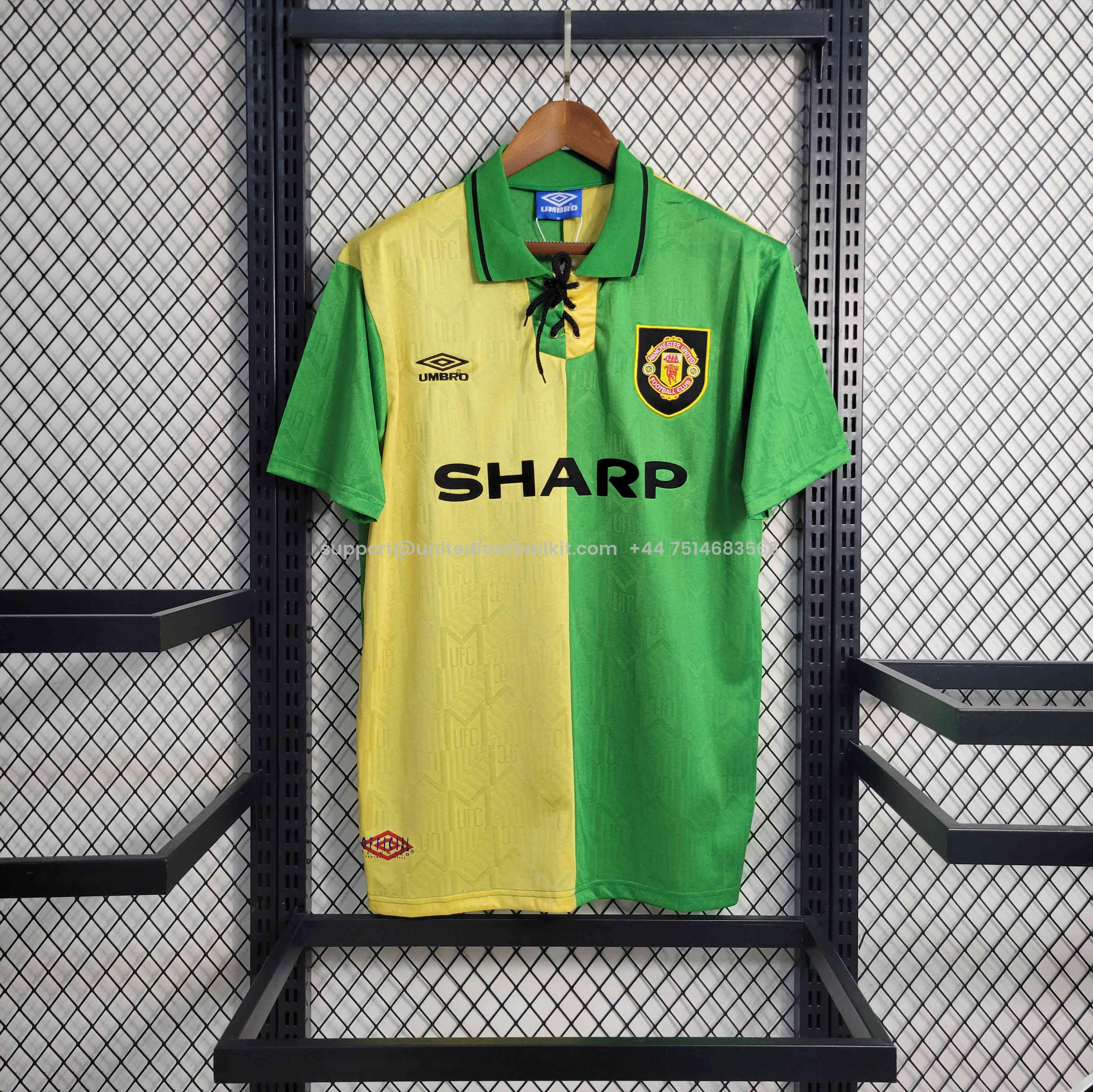 Unitedfootballkit.com | Retro Manchester United 92-94 Third Away Jersey -Customize Name, Number and Patch | Worldwide Shipping