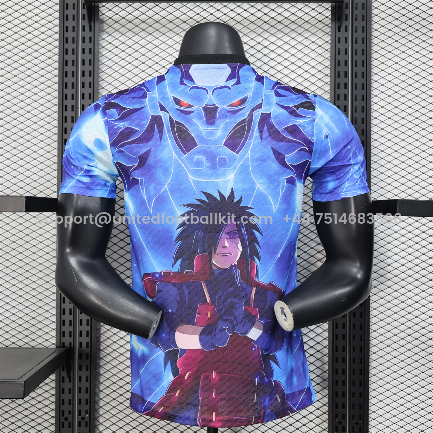 Unitedfootballkit.com | Japan 25-26 Uchiha Madara Susanoo Blue Special Jersey - Player Version -Customize Name, Number and Patch | Worldwide Shipping