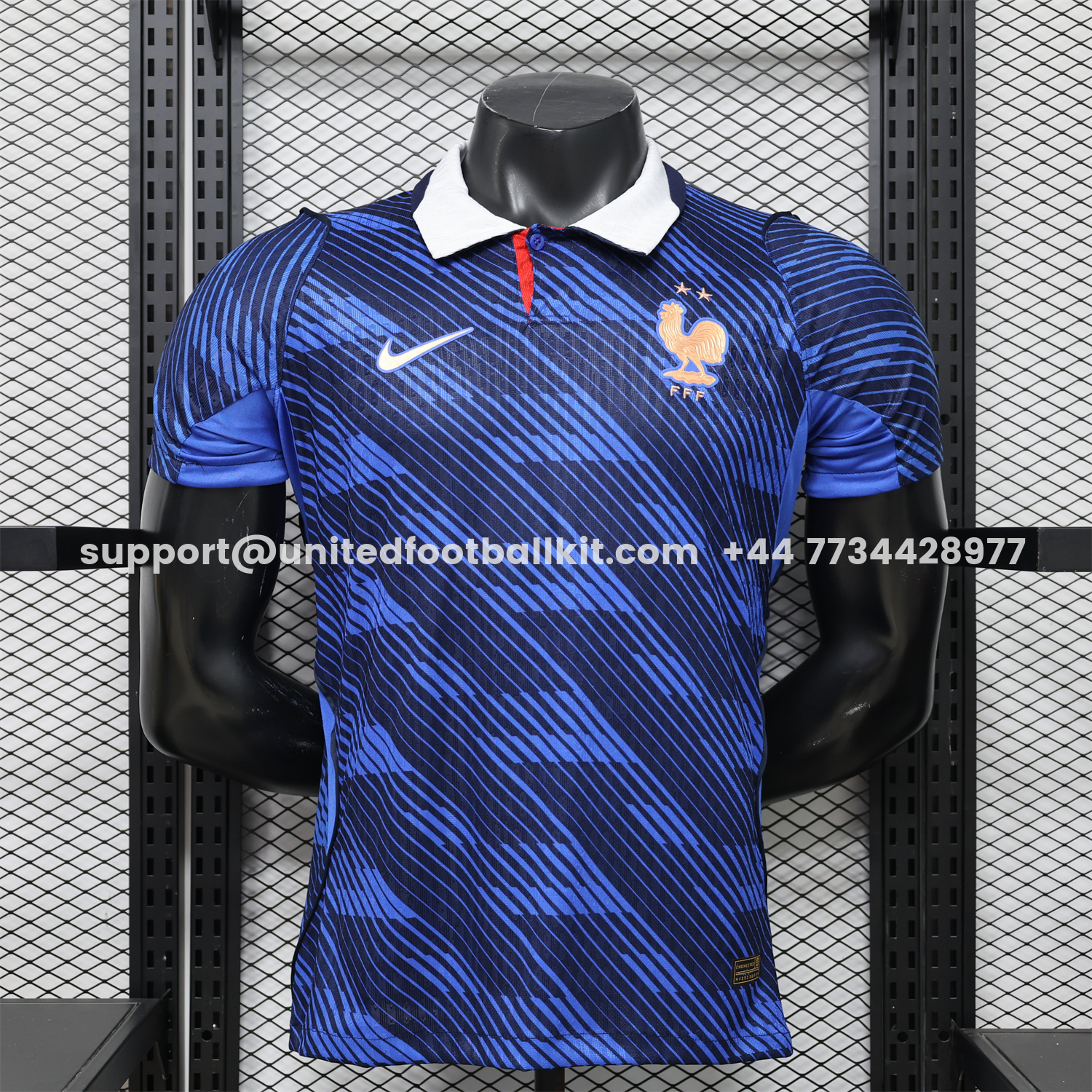 Unitedfootballkit.com | France 2026 Home Jersey - Player Version -Customize Name, Number and Patch | Worldwide Shipping