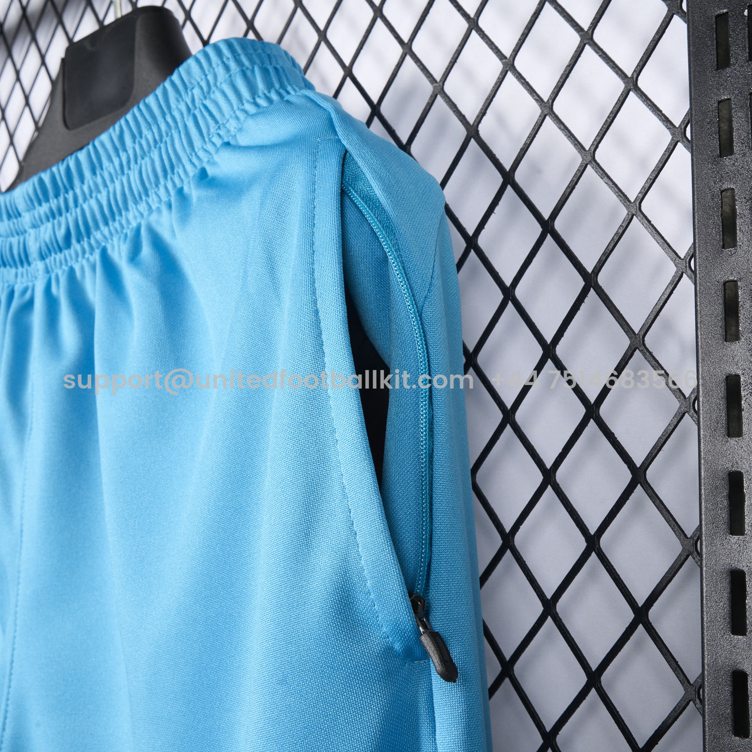 Unitedfootballkit.com | Manchester City 24-25 Sky Blue Training Pants - Player Version -Customize Name, Number and Patch | Worldwide Shipping