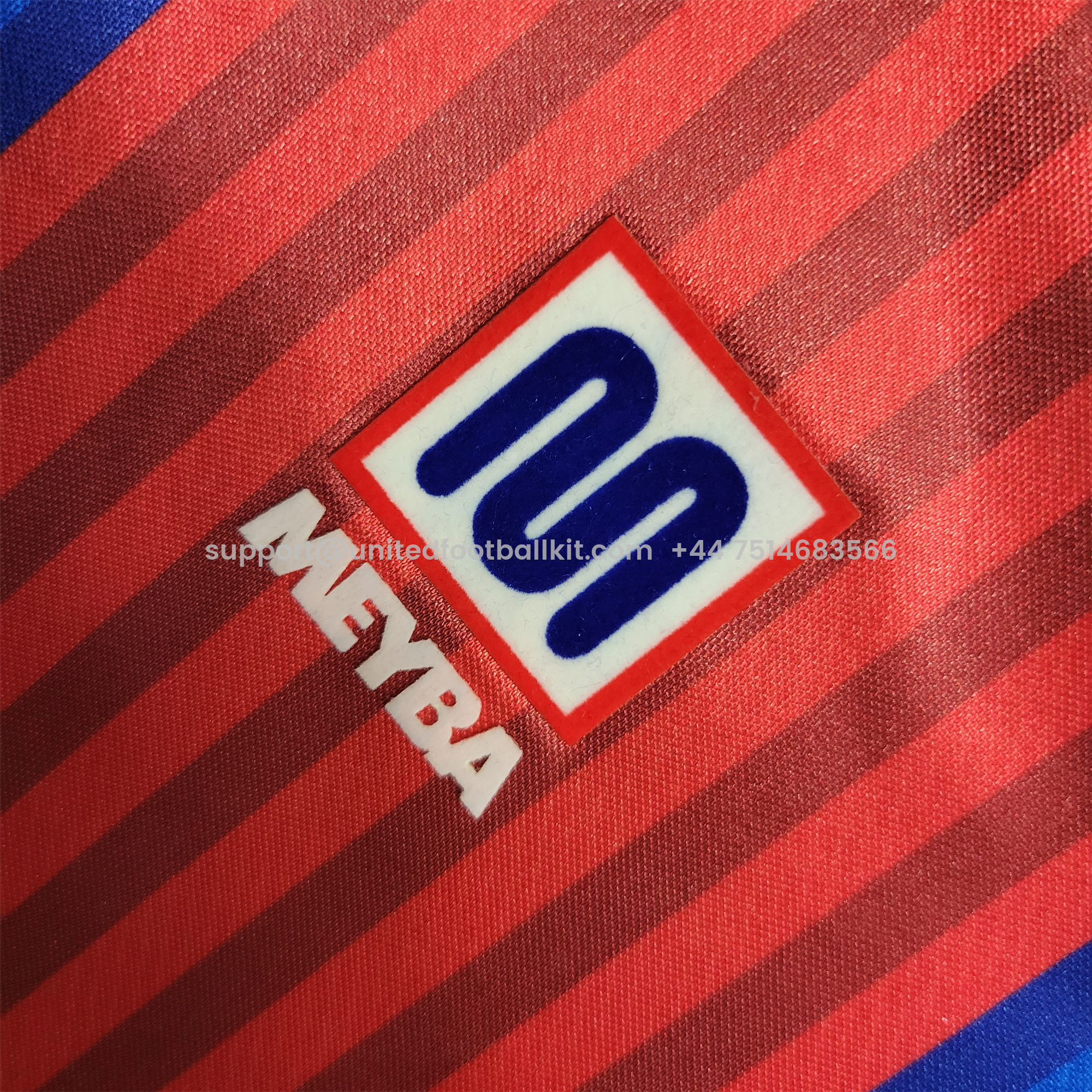 Unitedfootballkit.com | Retro Barcelona 90-92 Home Stadium Jersey -Customize Name, Number and Patch | Worldwide Shipping