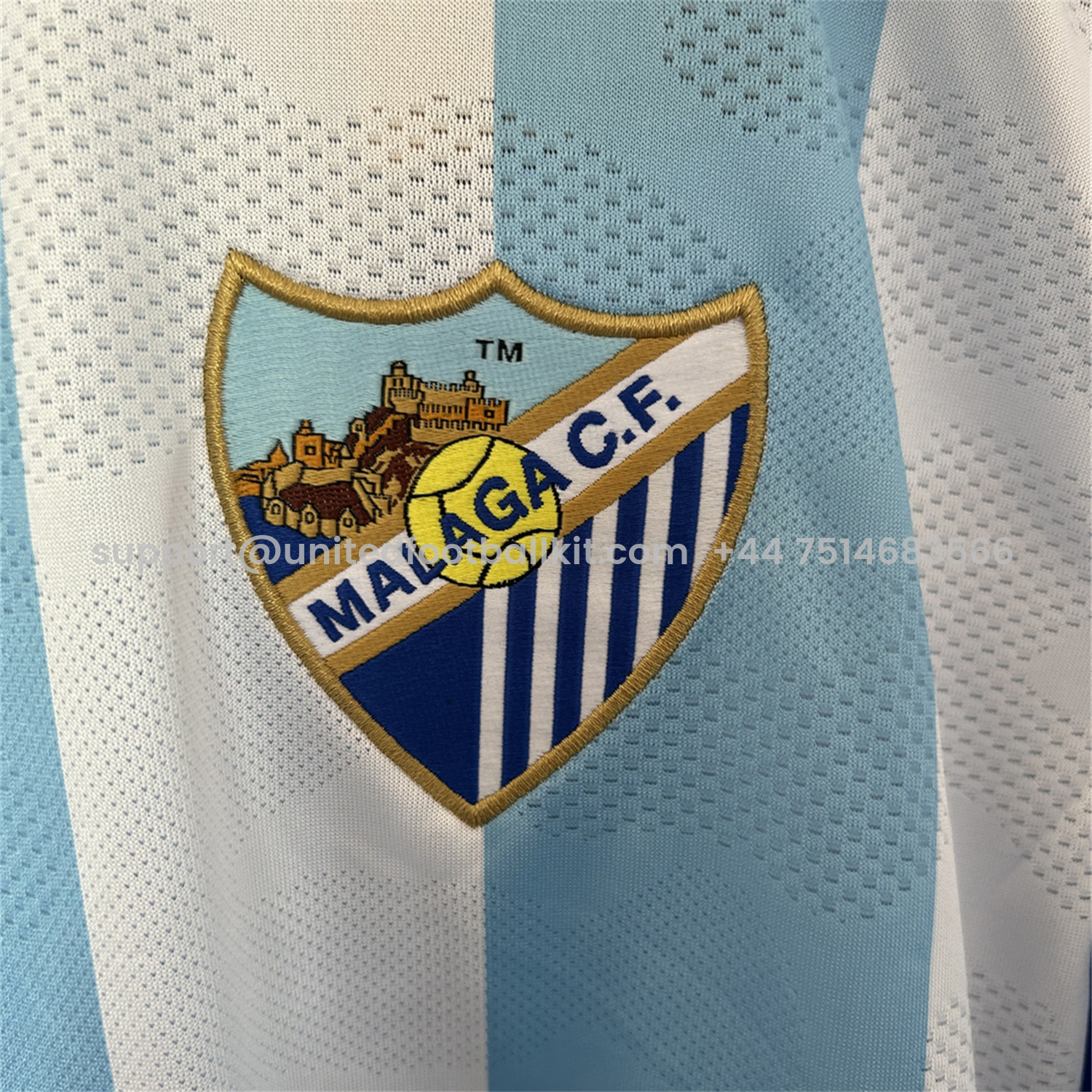 Unitedfootballkit.com | Malaga 25-26 Home Jersey - Fans Version -Customize Name, Number and Patch | Worldwide Shipping