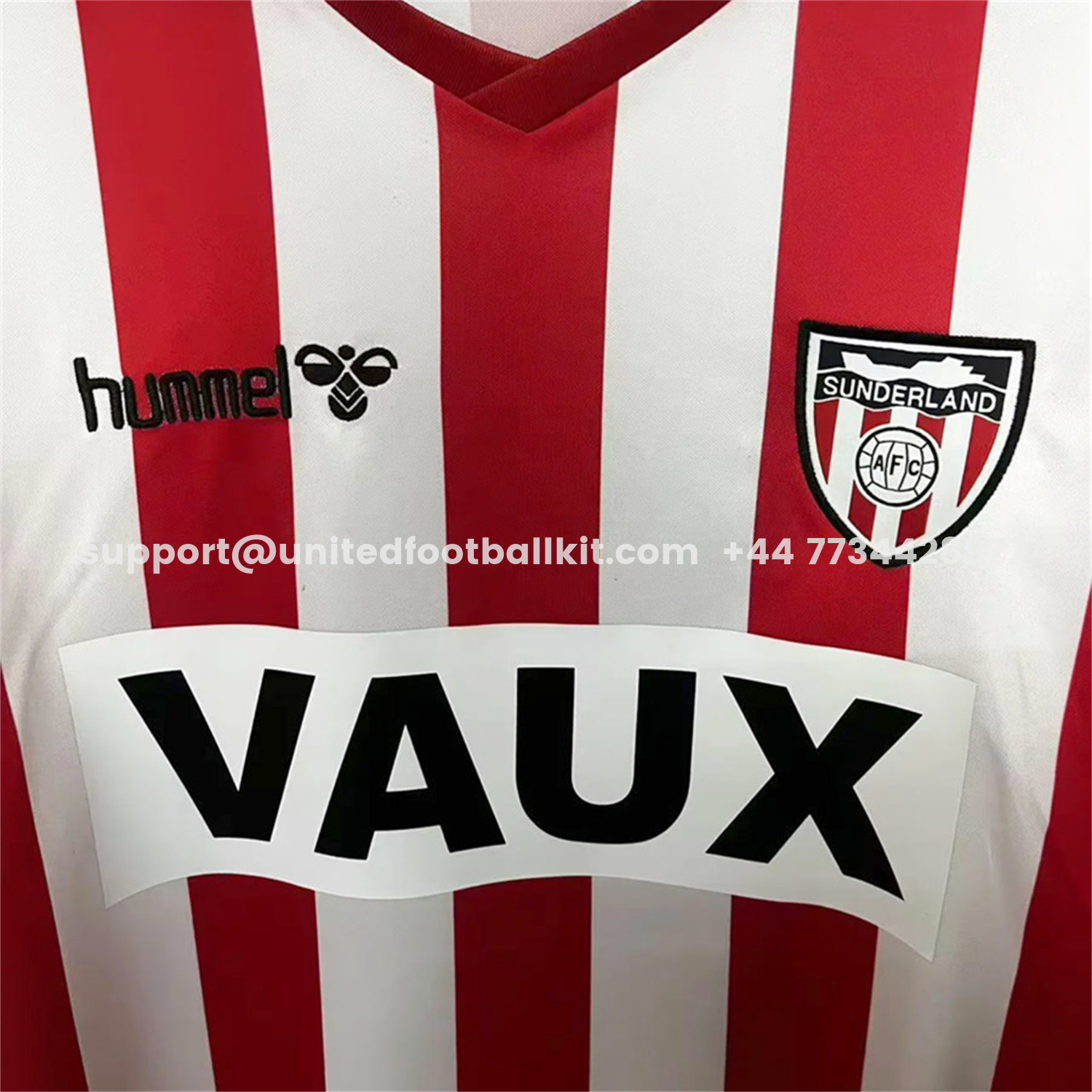 Unitedfootballkit.com | Retro Sunderland 1991-92 Home Jersey -Customize Name, Number and Patch | Worldwide Shipping