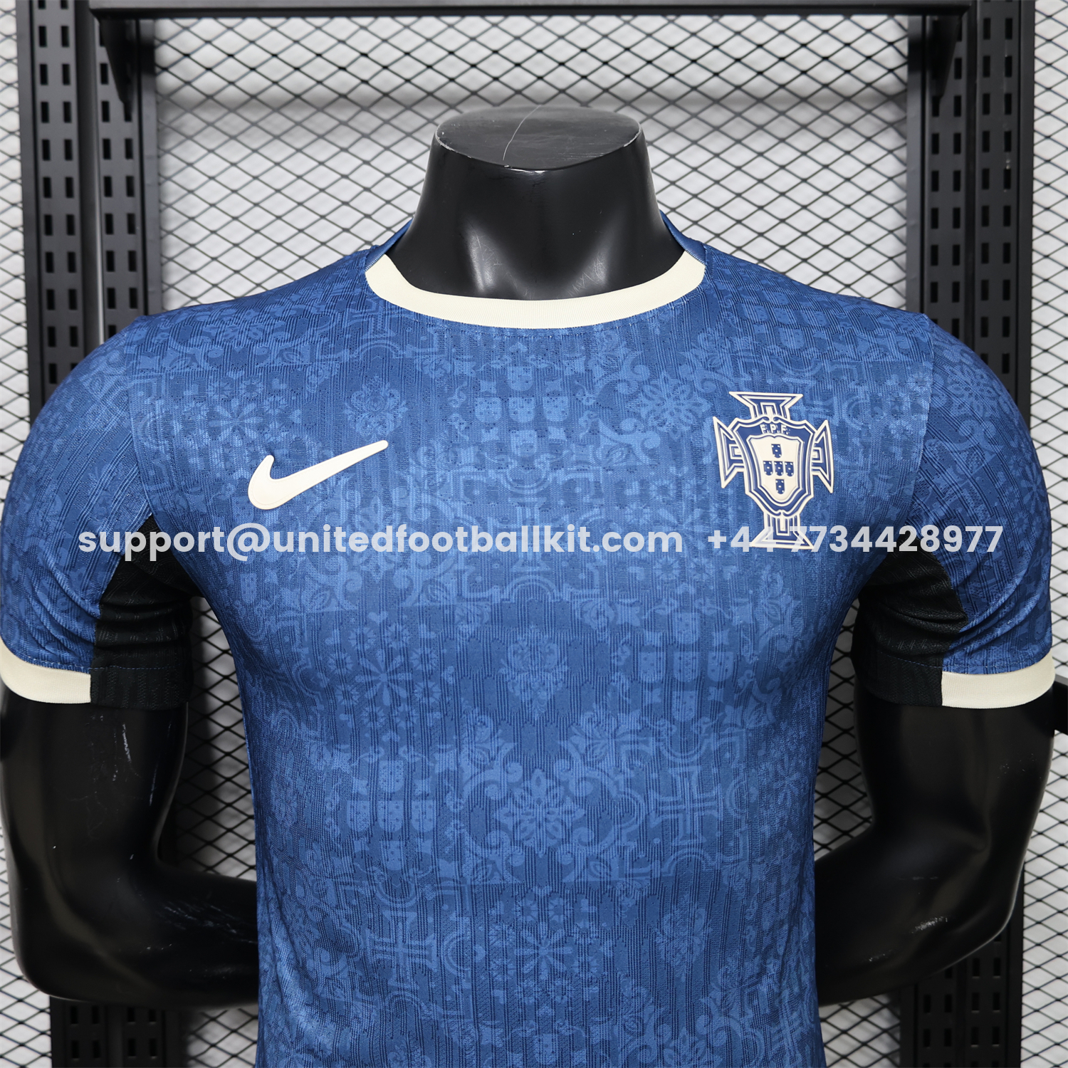 Unitedfootballkit.com | Portugal 2026 Navy Blue Special Jersey - Player Version -Customize Name, Number and Patch | Worldwide Shipping