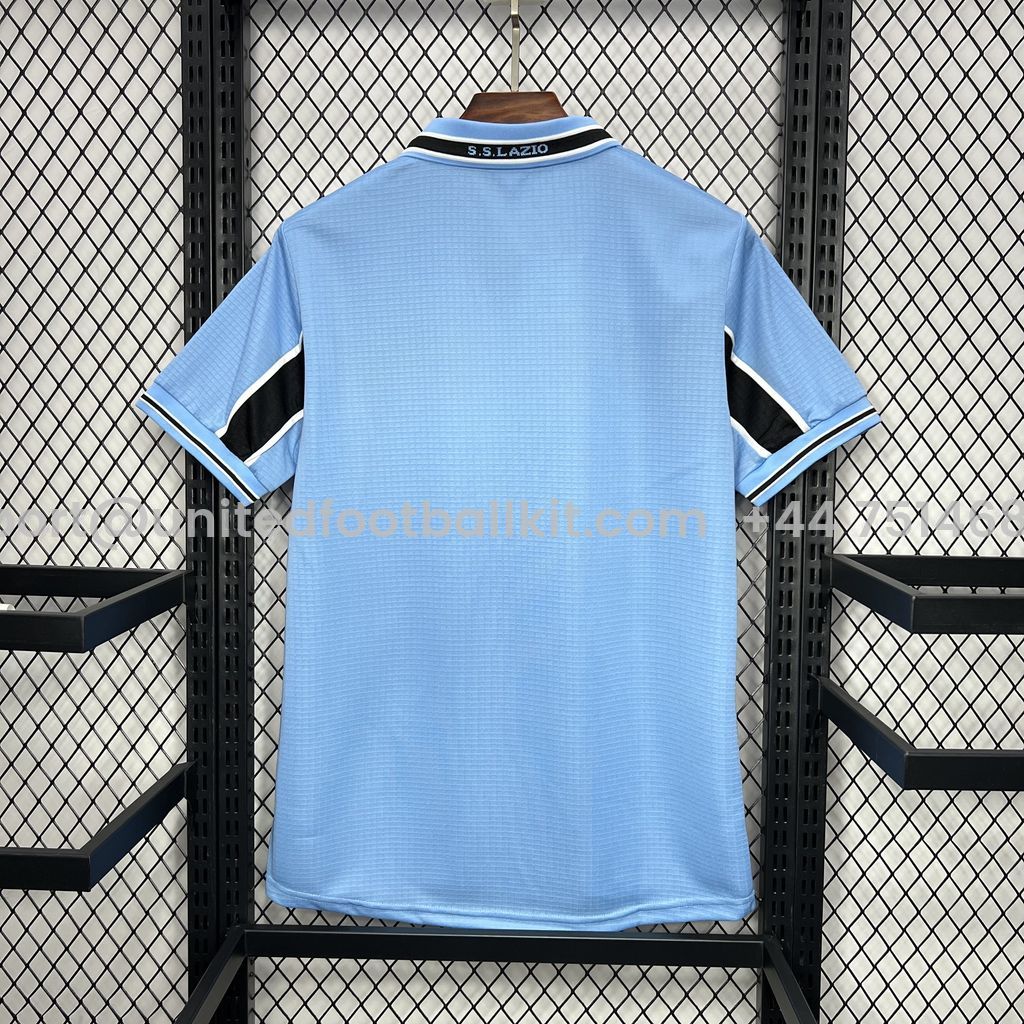 Unitedfootballkit.com | Retro Lazio 98-99 Home Stadium Jersey -Customize Name, Number and Patch | Worldwide Shipping
