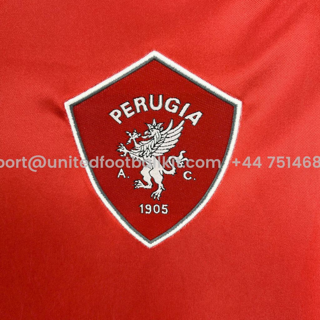 Unitedfootballkit.com | Retro Perugia 1998-99 Home Jersey -Customize Name, Number and Patch | Worldwide Shipping