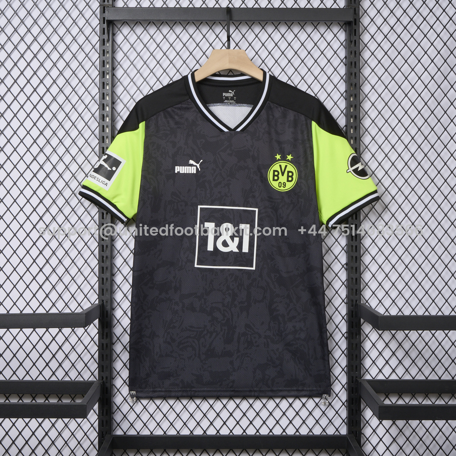 Unitedfootballkit.com | Retro Dortmund 2020-21 Black Special Edition Jersey -Customize Name, Number and Patch | Worldwide Shipping