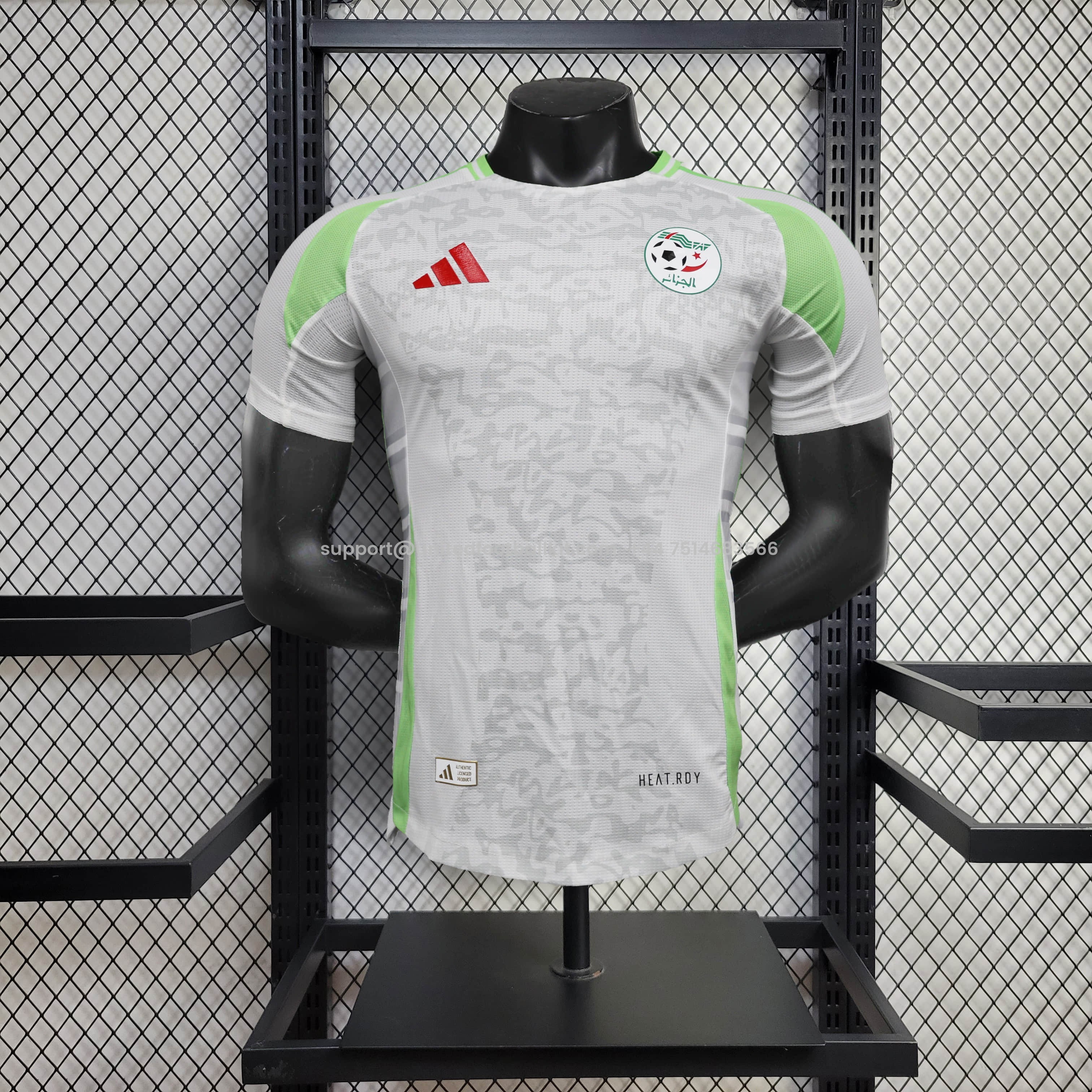 Unitedfootballkit.com | Algeria 2024 Home Stadium Jersey - Player Version -Customize Name, Number and Patch | Worldwide Shipping