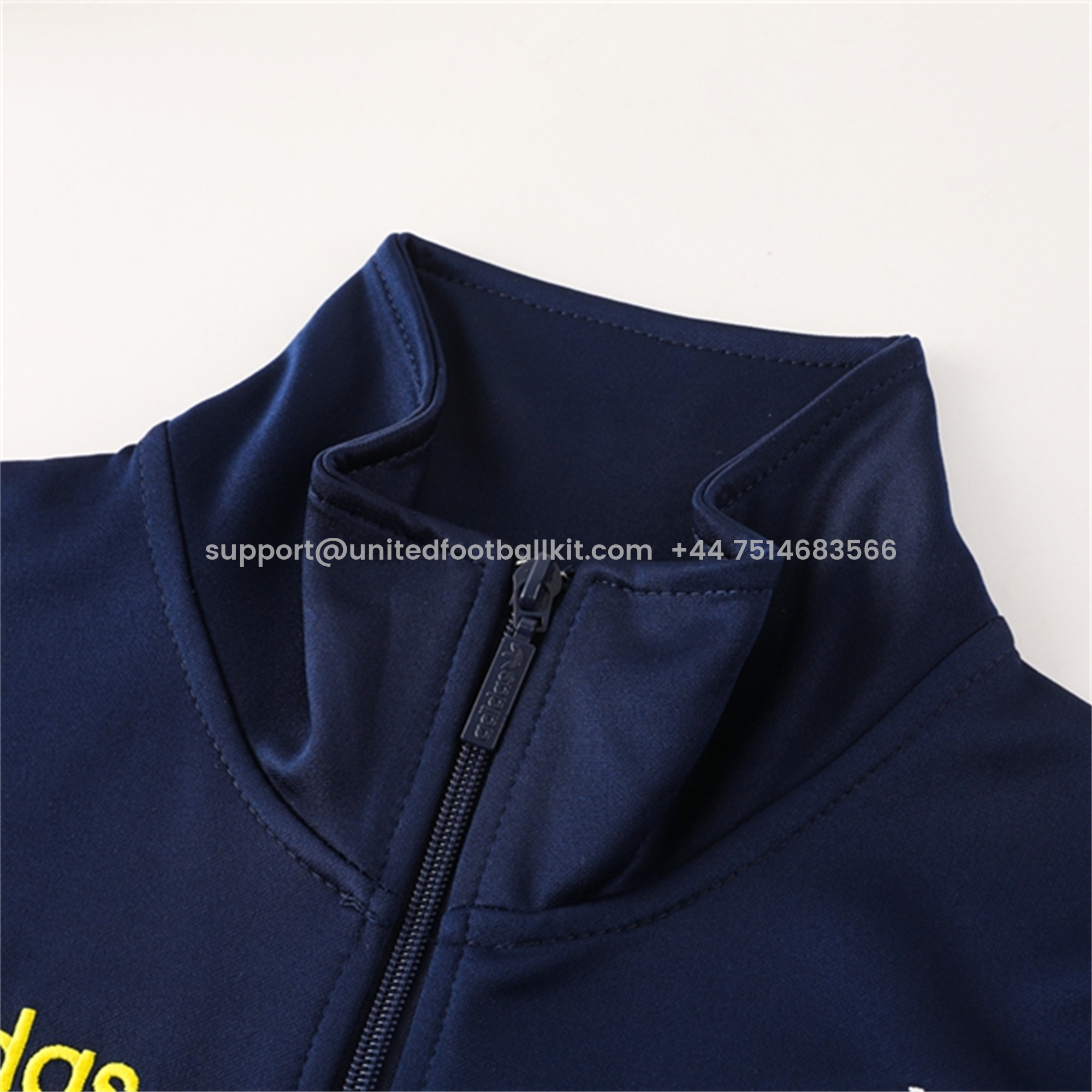 Unitedfootballkit.com | Spain 24-25 Jacket Training Tracksuit - Royal Blue -Customize Name, Number and Patch | Worldwide Shipping