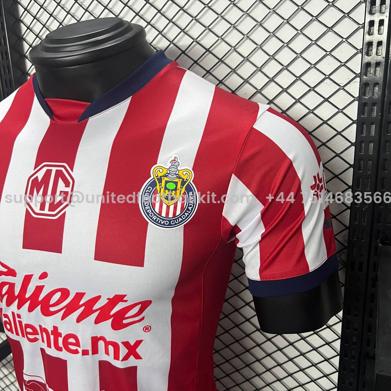 Unitedfootballkit.com | Chivas de Guadalajara 24-25 Home Stadium Jersey - Player Version -Customize Name, Number and Patch | Worldwide Shipping