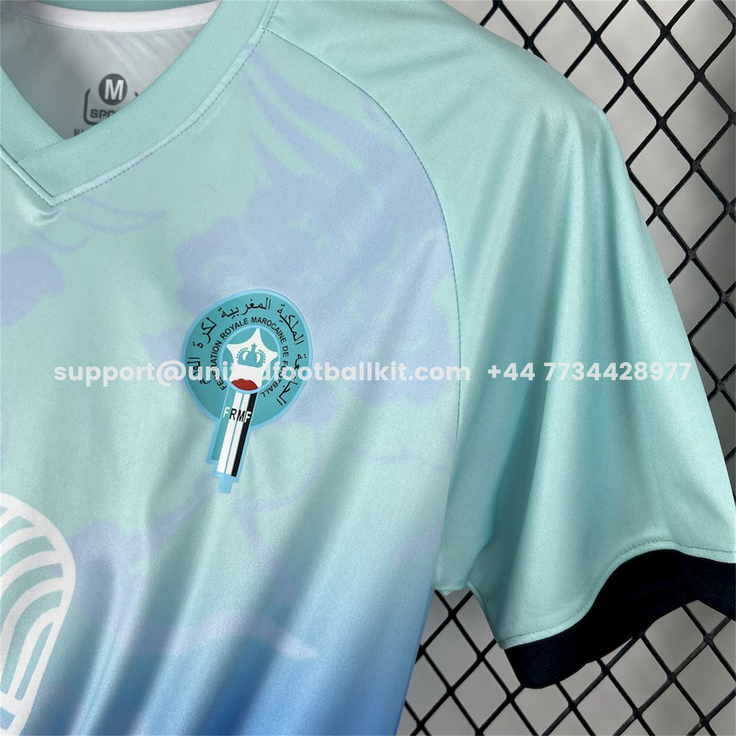 Unitedfootballkit.com | Morocco 25-26 Blue Gradient Auspicious Cloud Pattern Special Jersey - Fans Version -Customize Name, Number and Patch | Worldwide Shipping