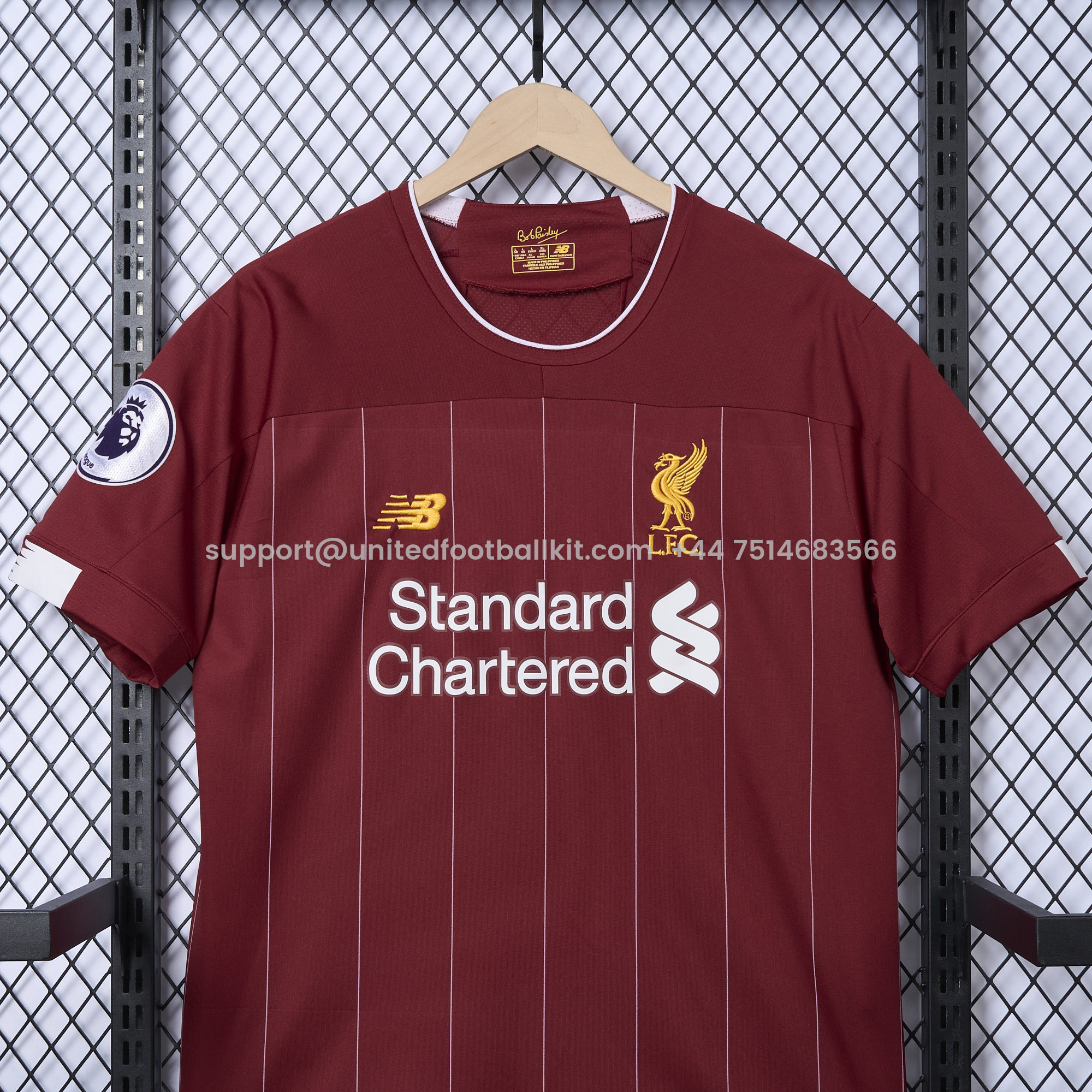 Unitedfootballkit.com | Retro Liver.pool 2019-20 Home Stadium Jersey -Customize Name, Number and Patch | Worldwide Shipping