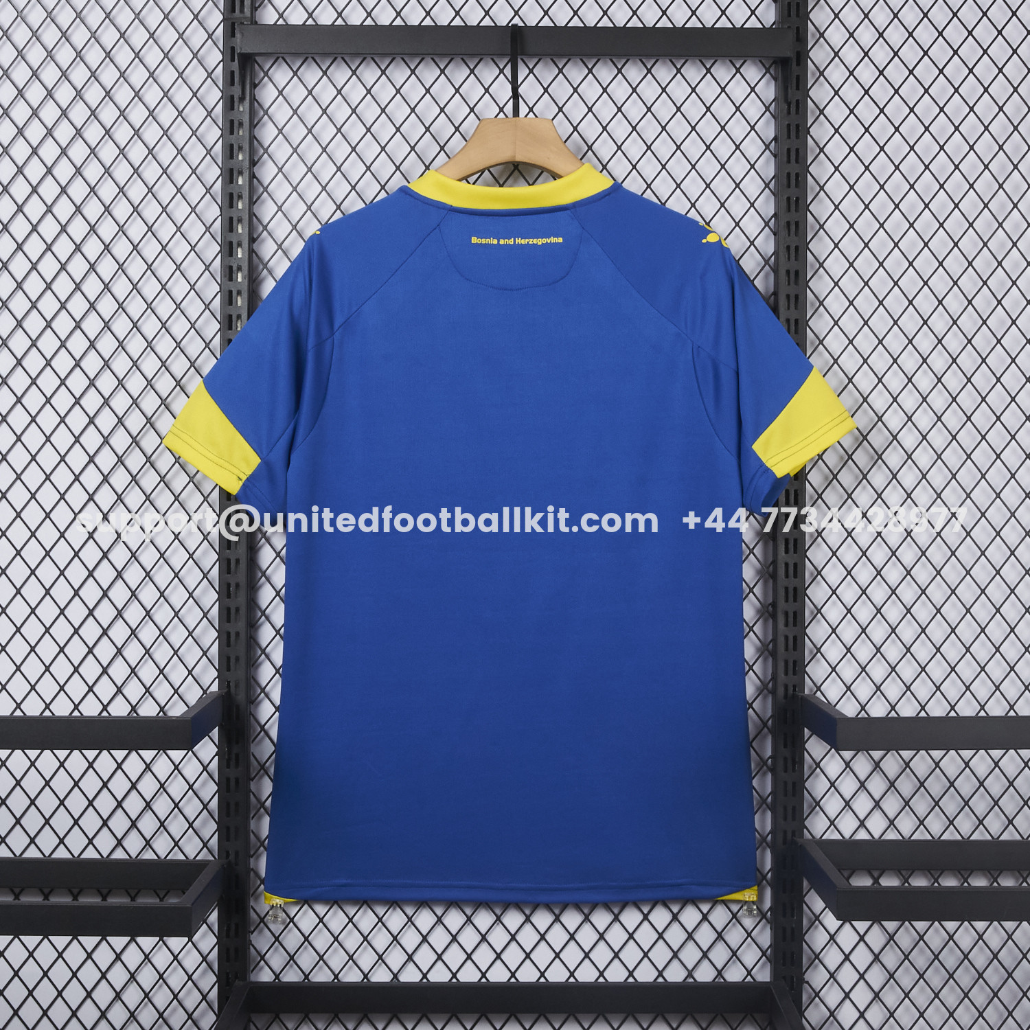 Unitedfootballkit.com | Bosnia and Herzegovina 2025 Home Jersey - Fans Version -Customize Name, Number and Patch | Worldwide Shipping