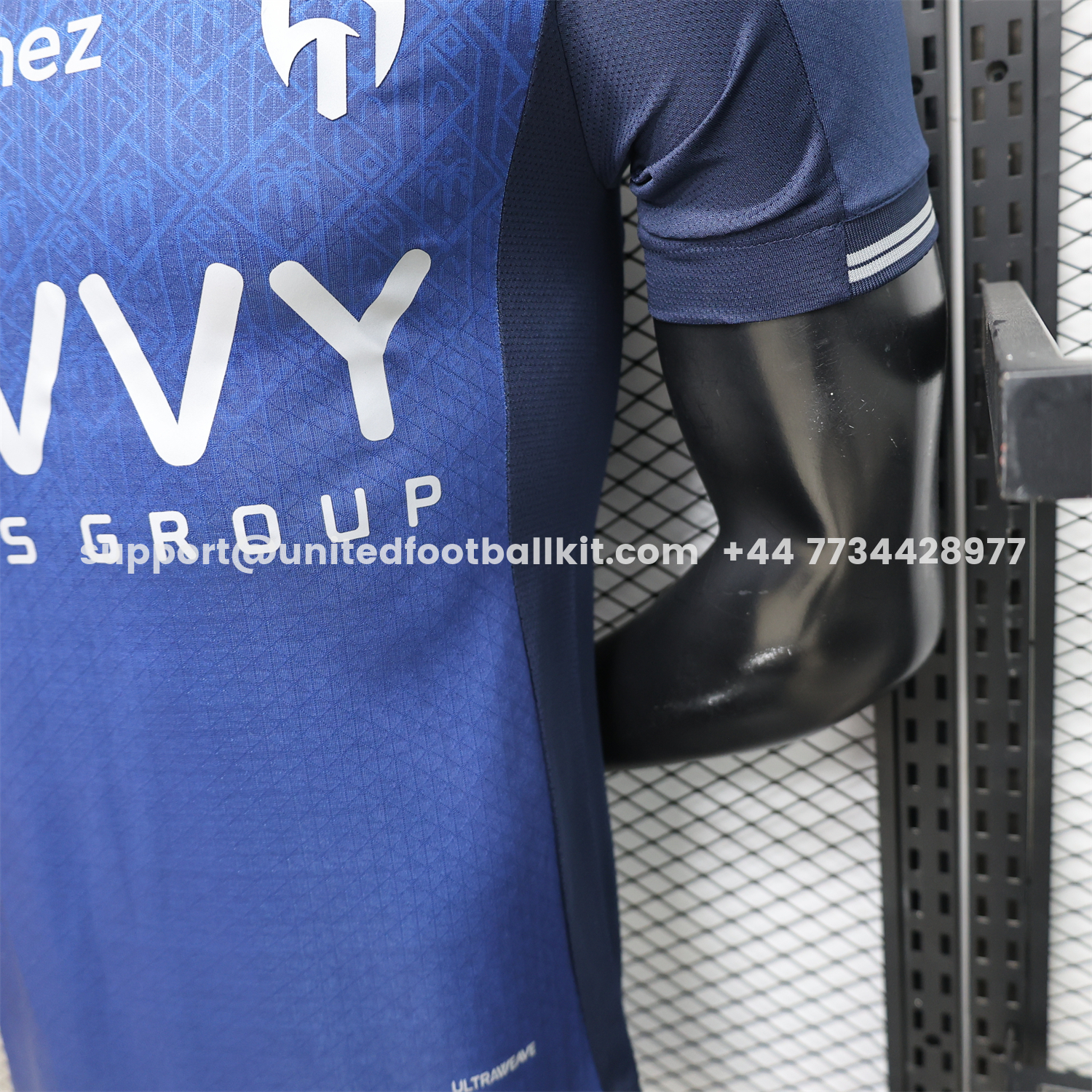 Unitedfootballkit.com | Al Hilal Riyadh Crescent 25-26 Blue Special Jersey - Player Version -Customize Name, Number and Patch | Worldwide Shipping