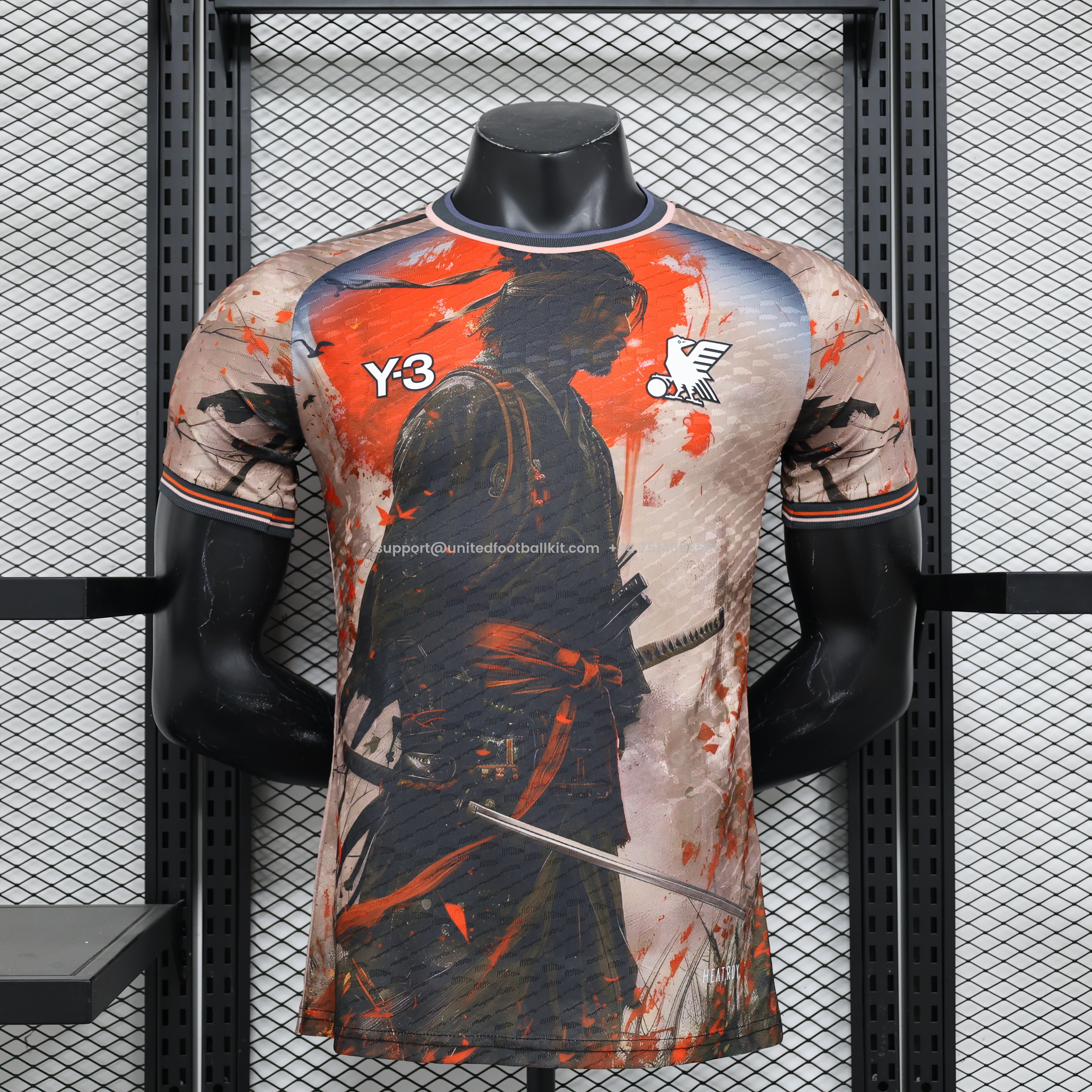 Unitedfootballkit.com | Japan 2024 Y3 Samurai Special Jersey - Player Version -Customize Name, Number and Patch | Worldwide Shipping